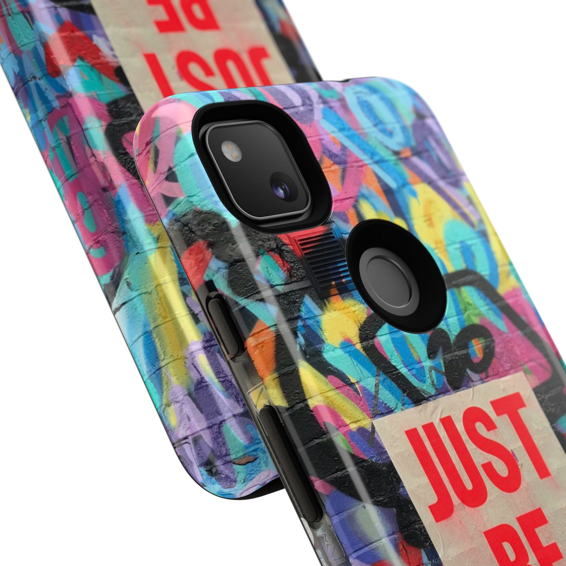 Colorful Phone Case - Just Be Nice Design, Motivational Gift, Phone Accessories, Unique Custom Case, Positive Vibe Tech Gear - FORMO