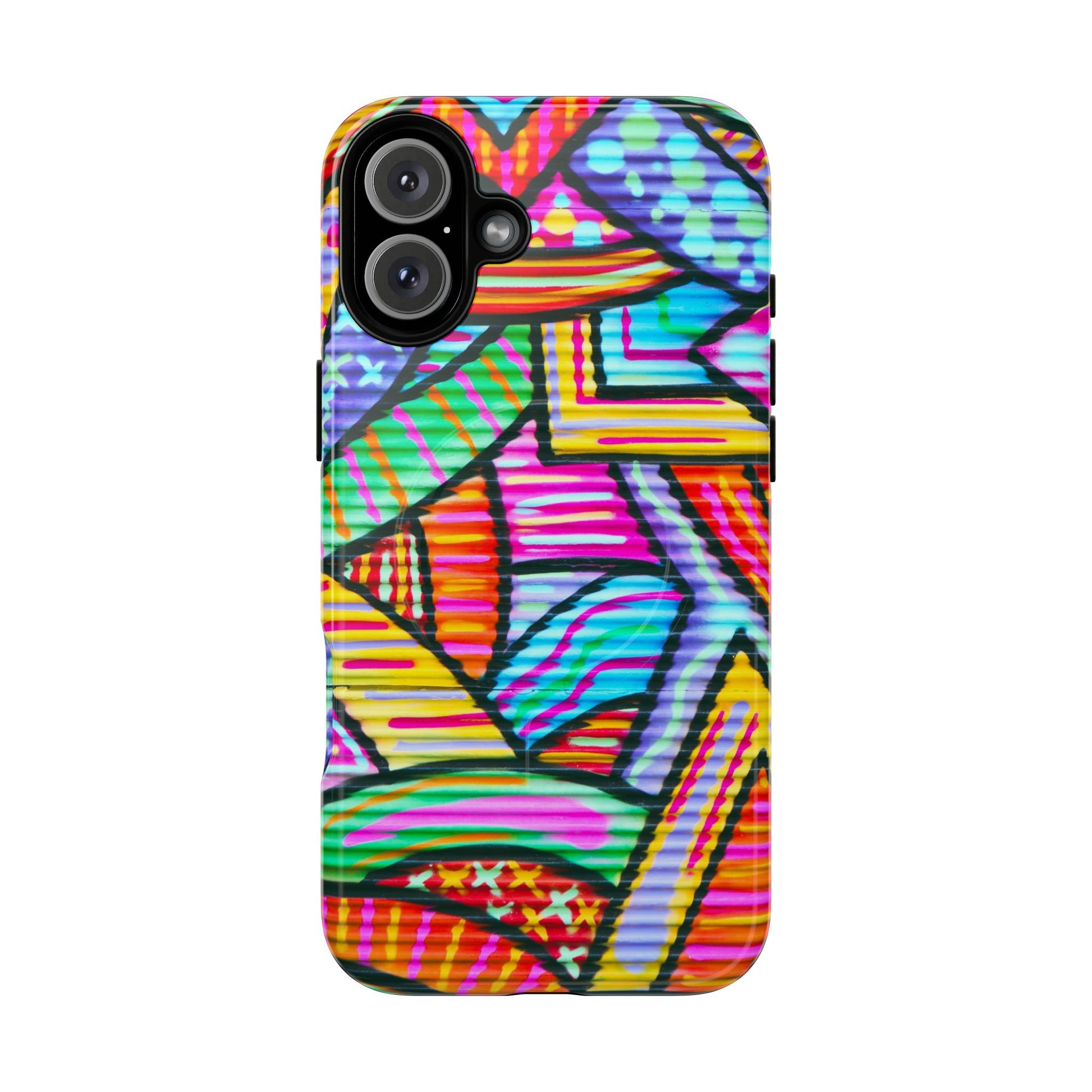 Vibrant Tough Magnetic Phone Case, Colorful Phone Cover, Artistic Mobile Protection, Unique Gift for Tech Lovers, Phone Accessories - FORMO