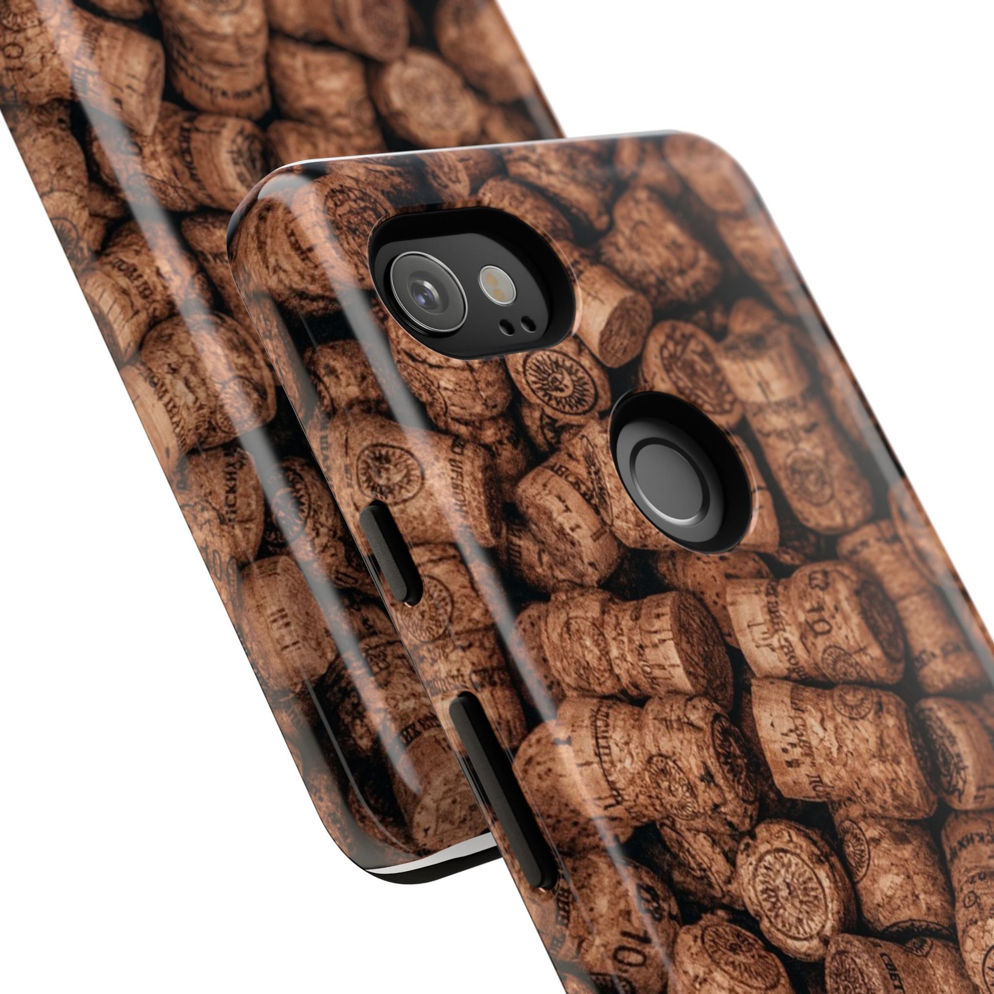 Cork Pattern Phone Case - Eco-Friendly, Vintage Style, Rustic Gifts for Wine Lovers, Housewarming, Birthday, Unique Gift - FORMO