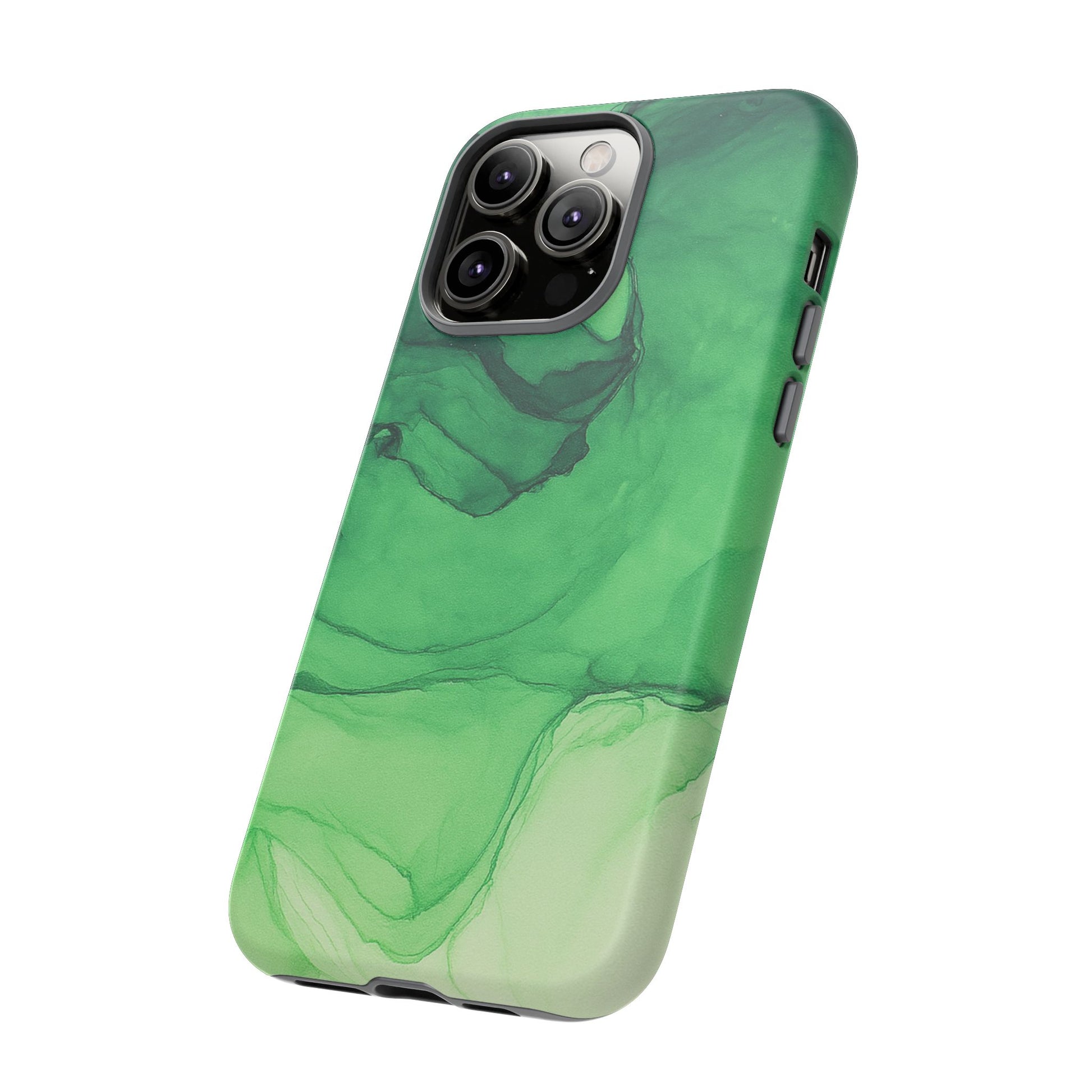 Stylish Phone Case for Nature Lovers, Tough Cases, Green Marble Design, Organic Aesthetic, Unique Gift, Eco-friendly Accessories