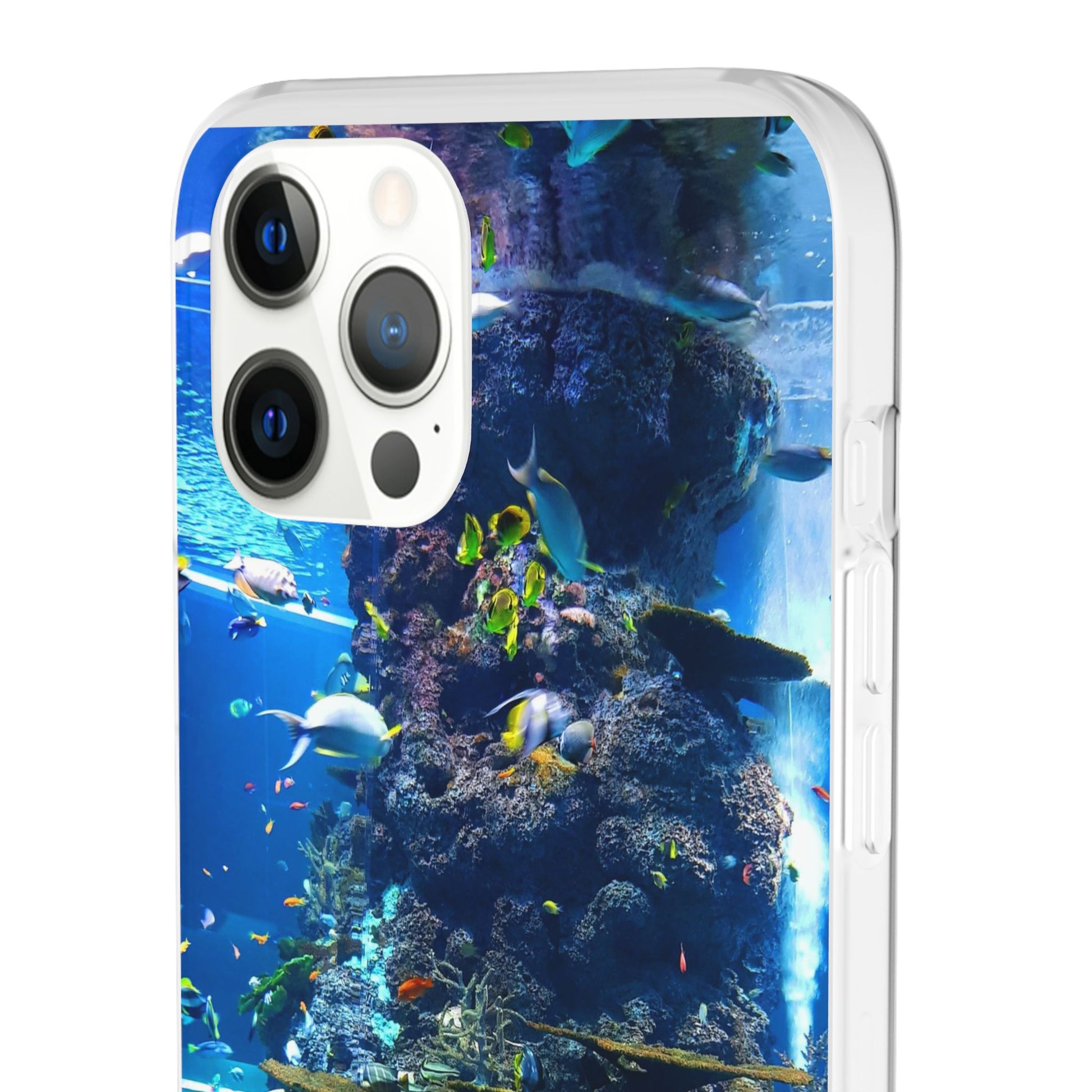 Underwater Paradise Phone Case, Flexible Mobile Cover, Ocean Lover Gift, Marine Life, Beach Decor, Sea Life Accessories - FORMO