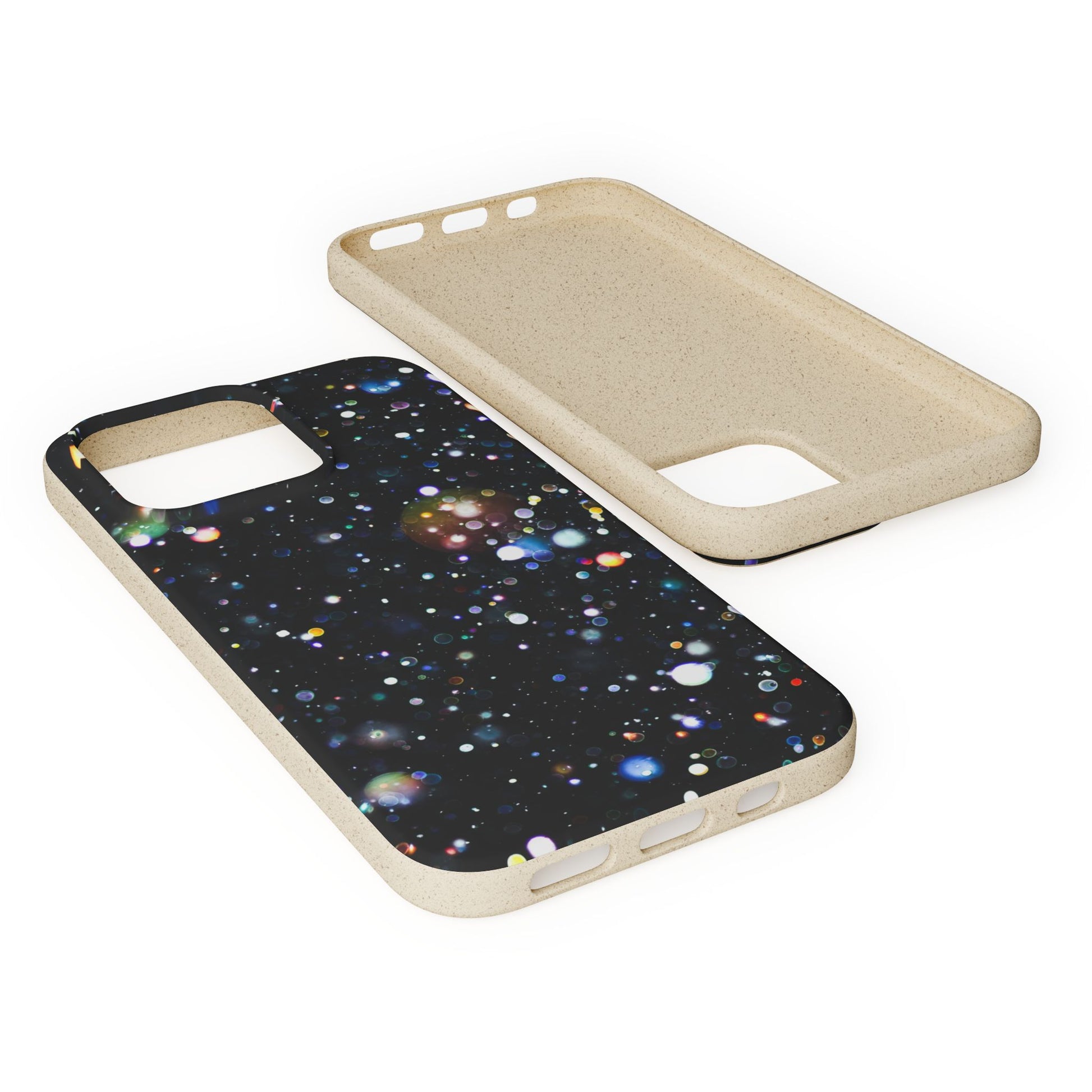 Eco-Friendly Phone Cases, Galaxy Print Biodegradable Cases, Sustainable Phone Accessories, Green Gifts for Her, Space Lover Gift - FORMO