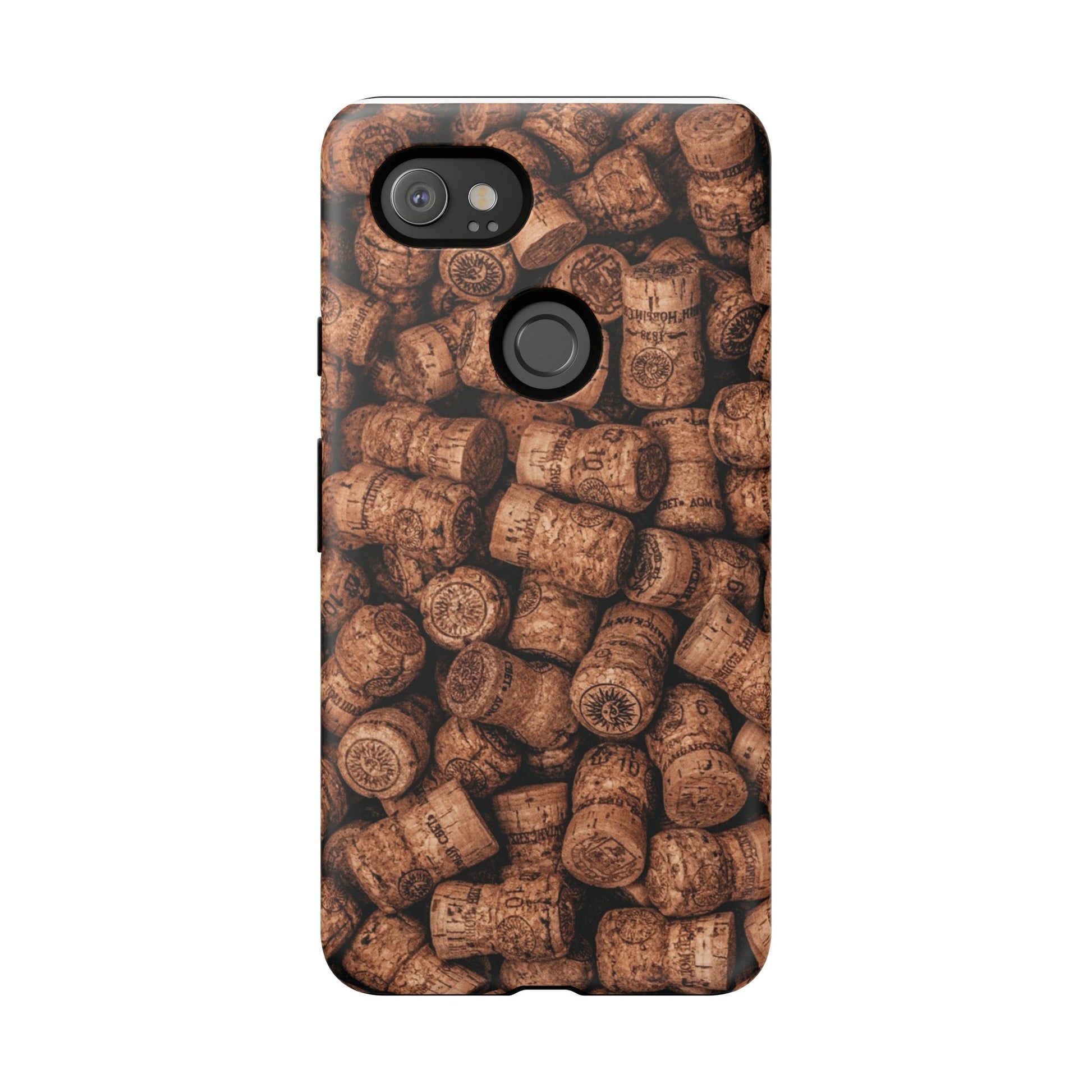 Cork Pattern Phone Case - Eco-Friendly, Vintage Style, Rustic Gifts for Wine Lovers, Housewarming, Birthday, Unique Gift - FORMO