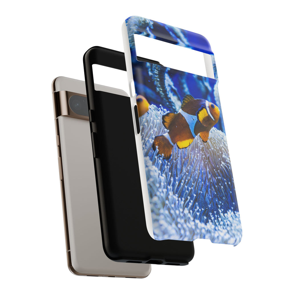 Colorful Marine Life Phone Case, Fish Case, Ocean Lover Gift, Underwater Art, Unique Phone Cover, Tough Phone Protector - FORMO
