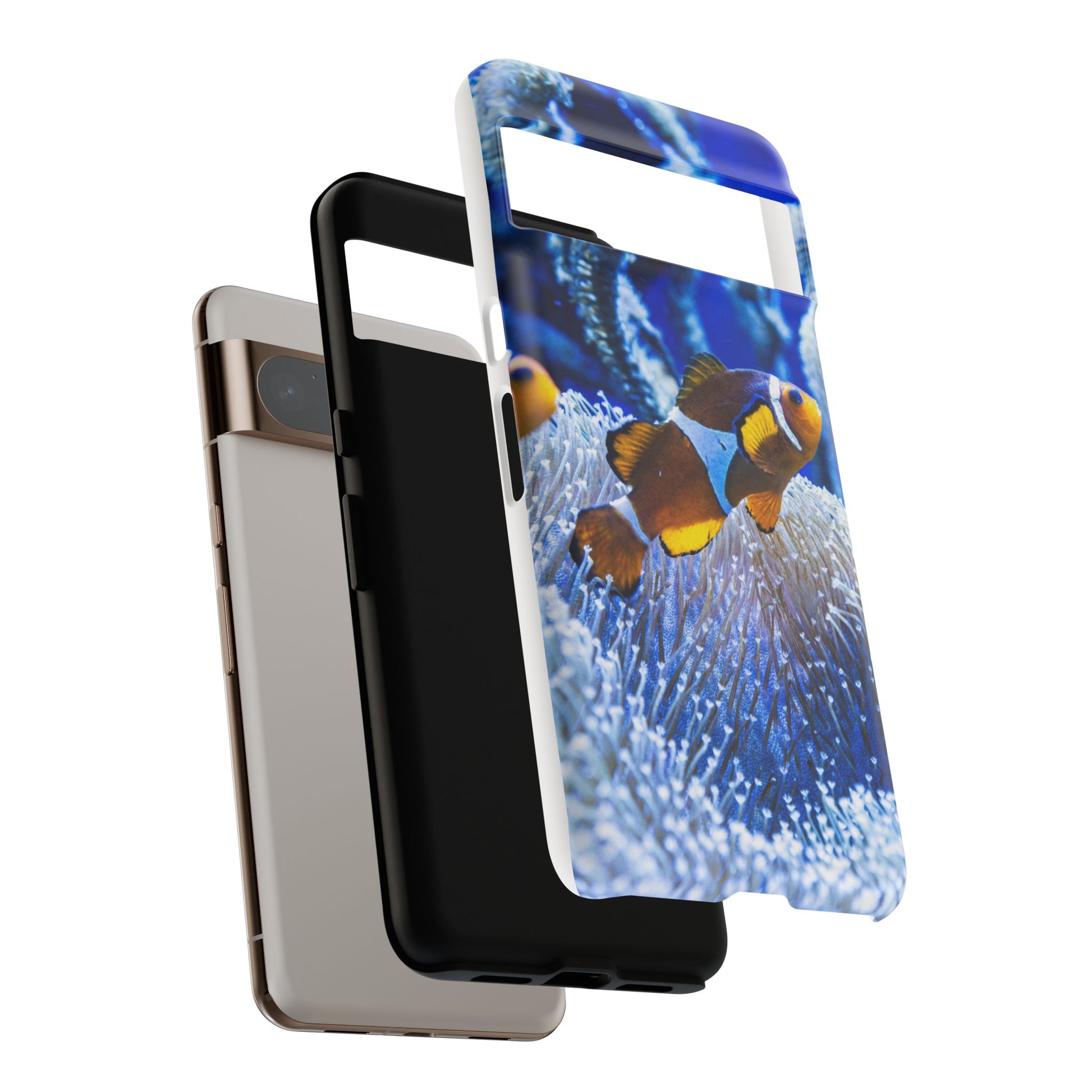 Colorful Marine Life Phone Case, Fish Case, Ocean Lover Gift, Underwater Art, Unique Phone Cover, Tough Phone Protector - FORMO