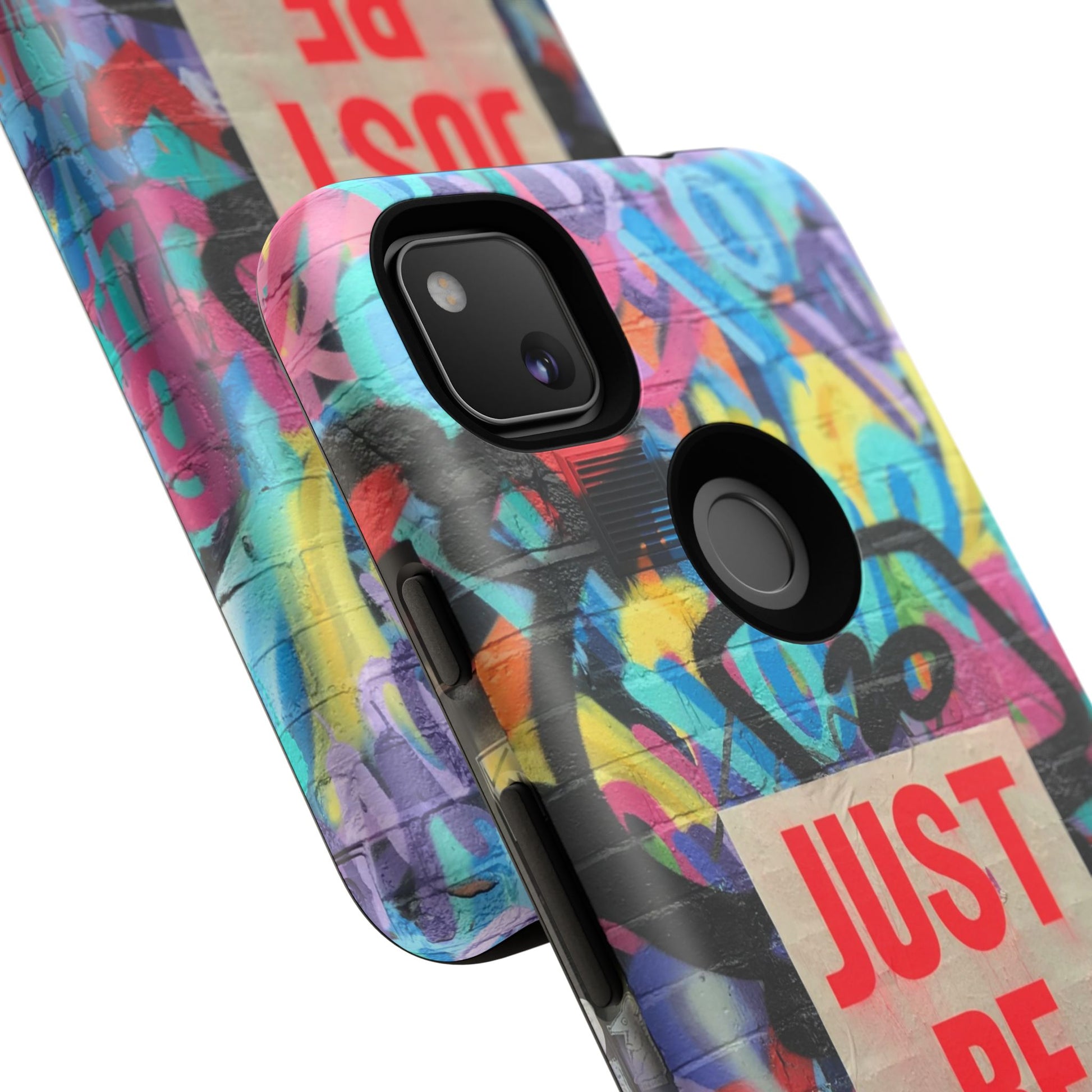 Colorful Phone Case - Just Be Nice Design, Motivational Gift, Phone Accessories, Unique Custom Case, Positive Vibe Tech Gear - FORMO