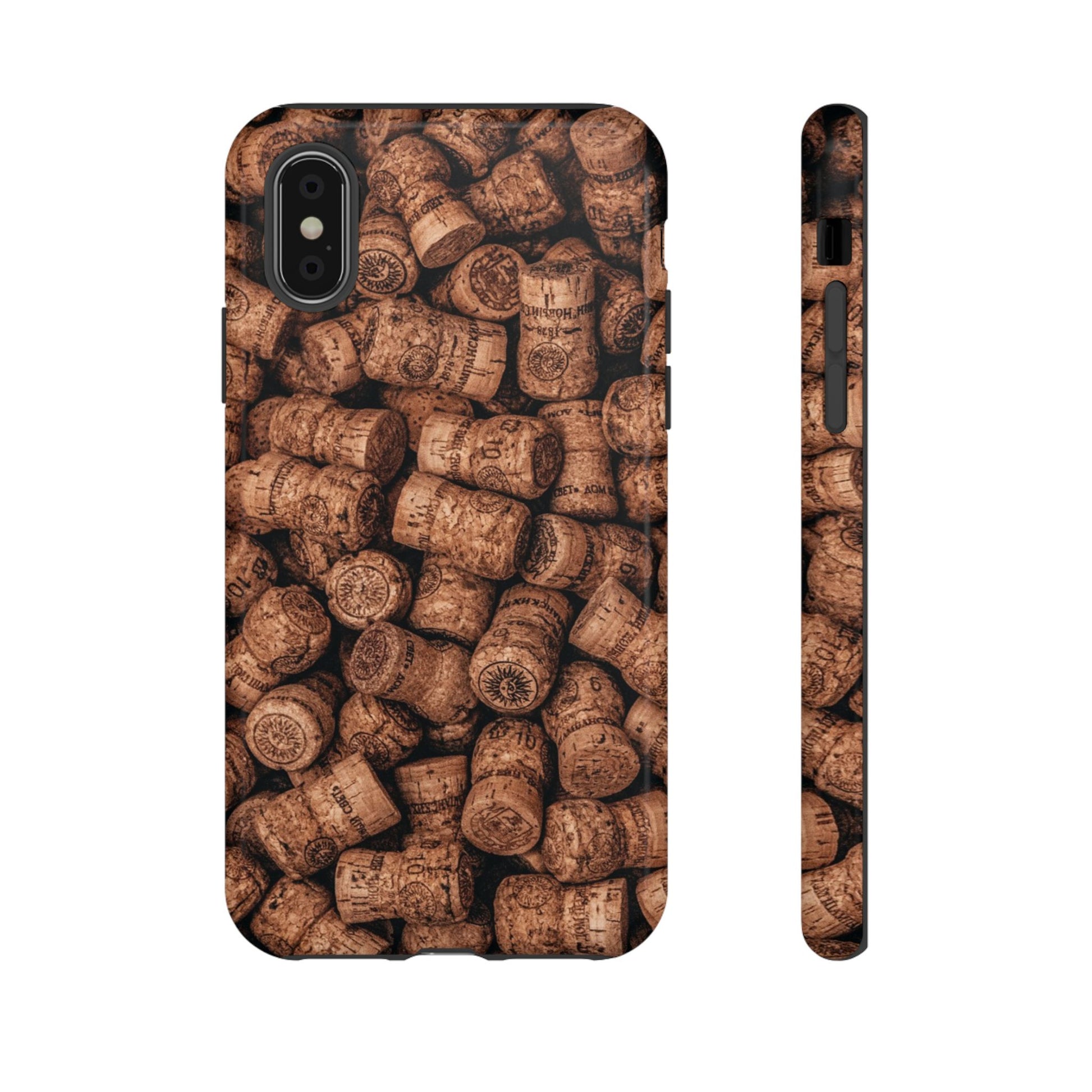 Cork Pattern Phone Case - Eco-Friendly, Vintage Style, Rustic Gifts for Wine Lovers, Housewarming, Birthday, Unique Gift - FORMO