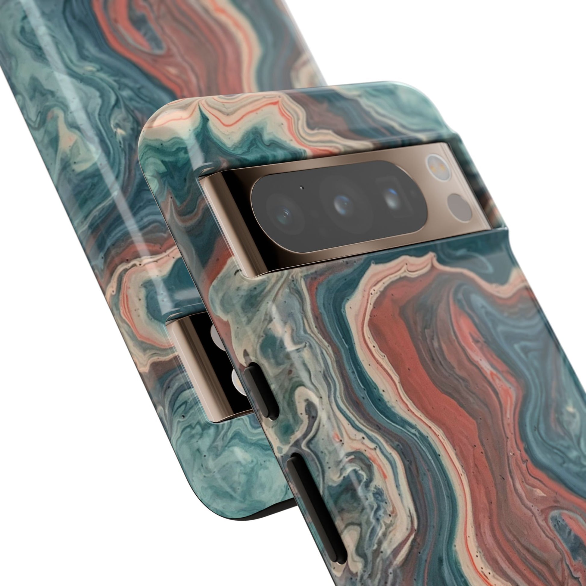 Artistic Phone Case, Tough Cases for Stylish Protection, Marble Design, Trendy Gift for Phone Lovers, Unique Cell Phone Accessory - FORMO