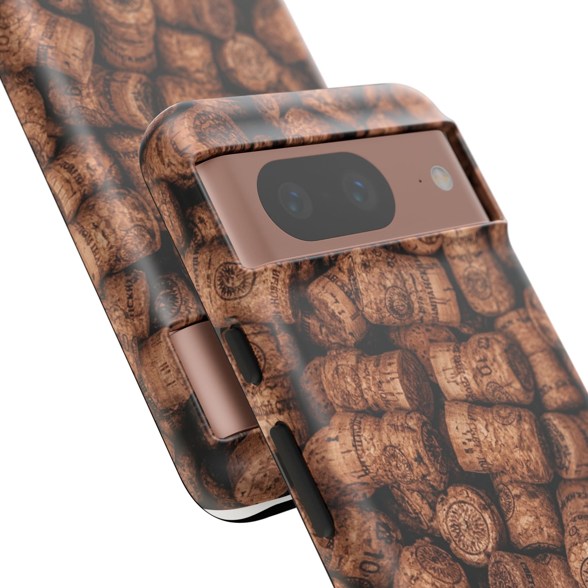 Cork Pattern Phone Case - Eco-Friendly, Vintage Style, Rustic Gifts for Wine Lovers, Housewarming, Birthday, Unique Gift - FORMO