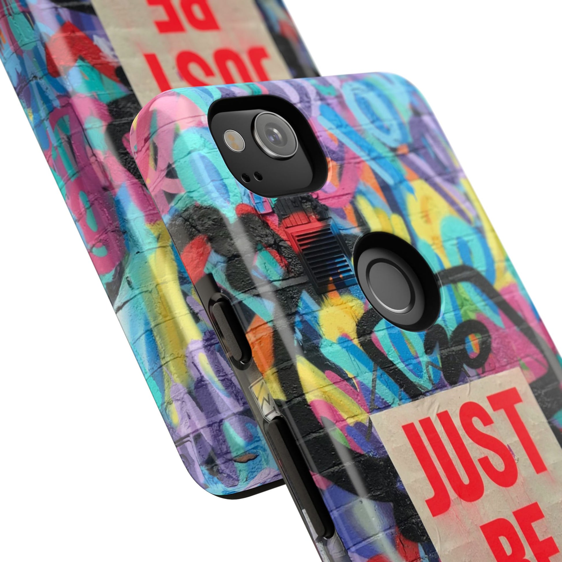 Colorful Phone Case - Just Be Nice Design, Motivational Gift, Phone Accessories, Unique Custom Case, Positive Vibe Tech Gear - FORMO