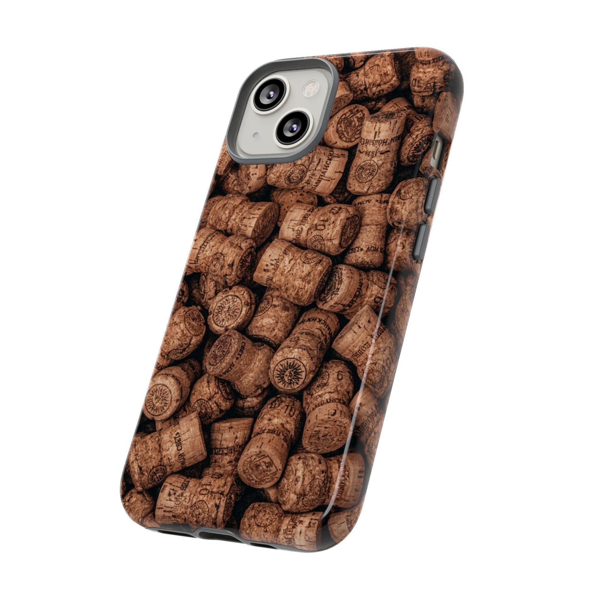 Cork Pattern Phone Case - Eco-Friendly, Vintage Style, Rustic Gifts for Wine Lovers, Housewarming, Birthday, Unique Gift - FORMO