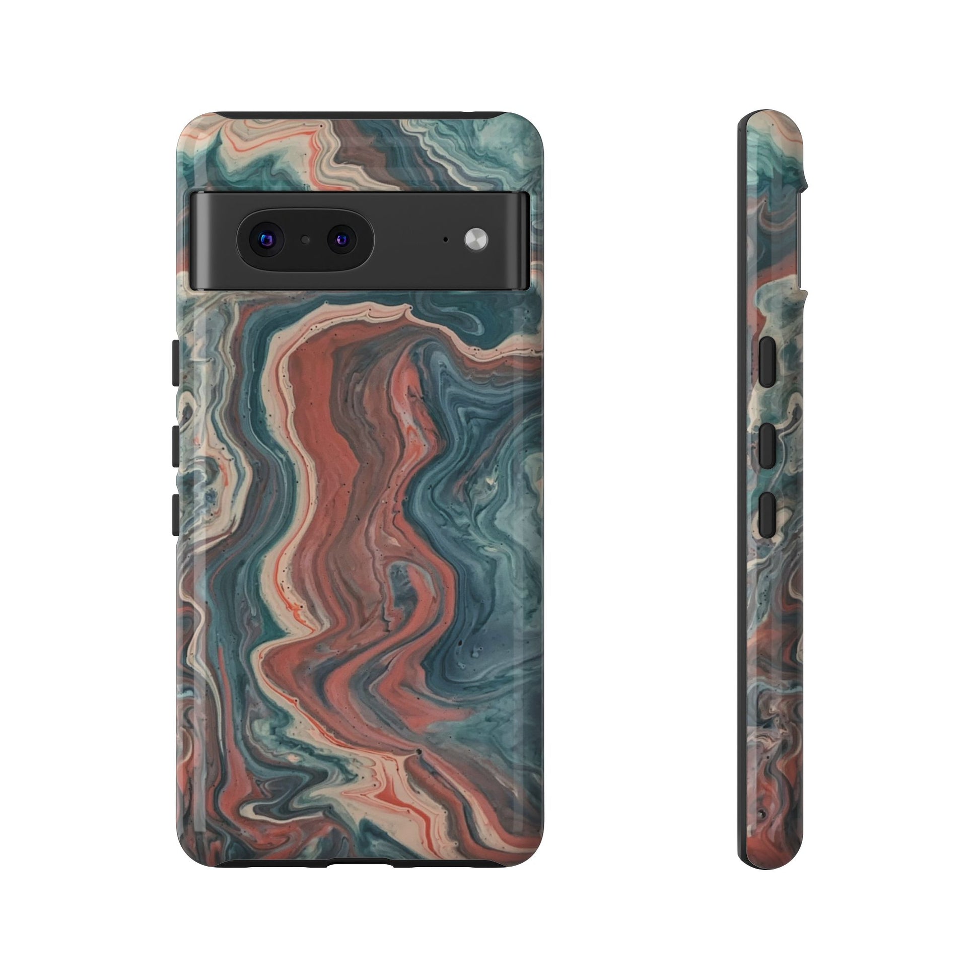 Artistic Phone Case, Tough Cases for Stylish Protection, Marble Design, Trendy Gift for Phone Lovers, Unique Cell Phone Accessory - FORMO