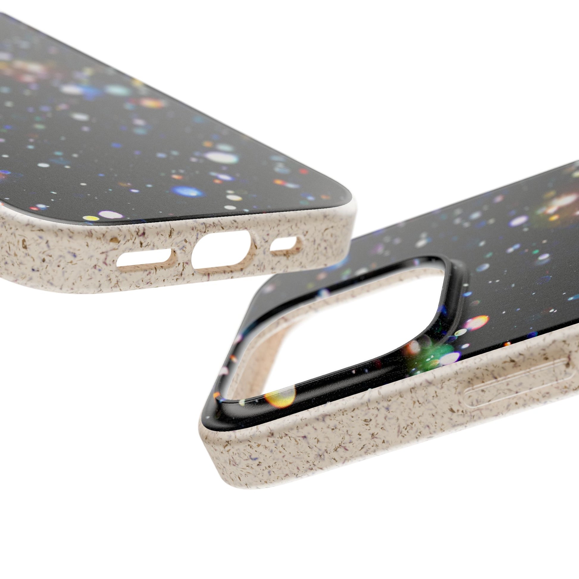 Eco-Friendly Phone Cases, Galaxy Print Biodegradable Cases, Sustainable Phone Accessories, Green Gifts for Her, Space Lover Gift - FORMO