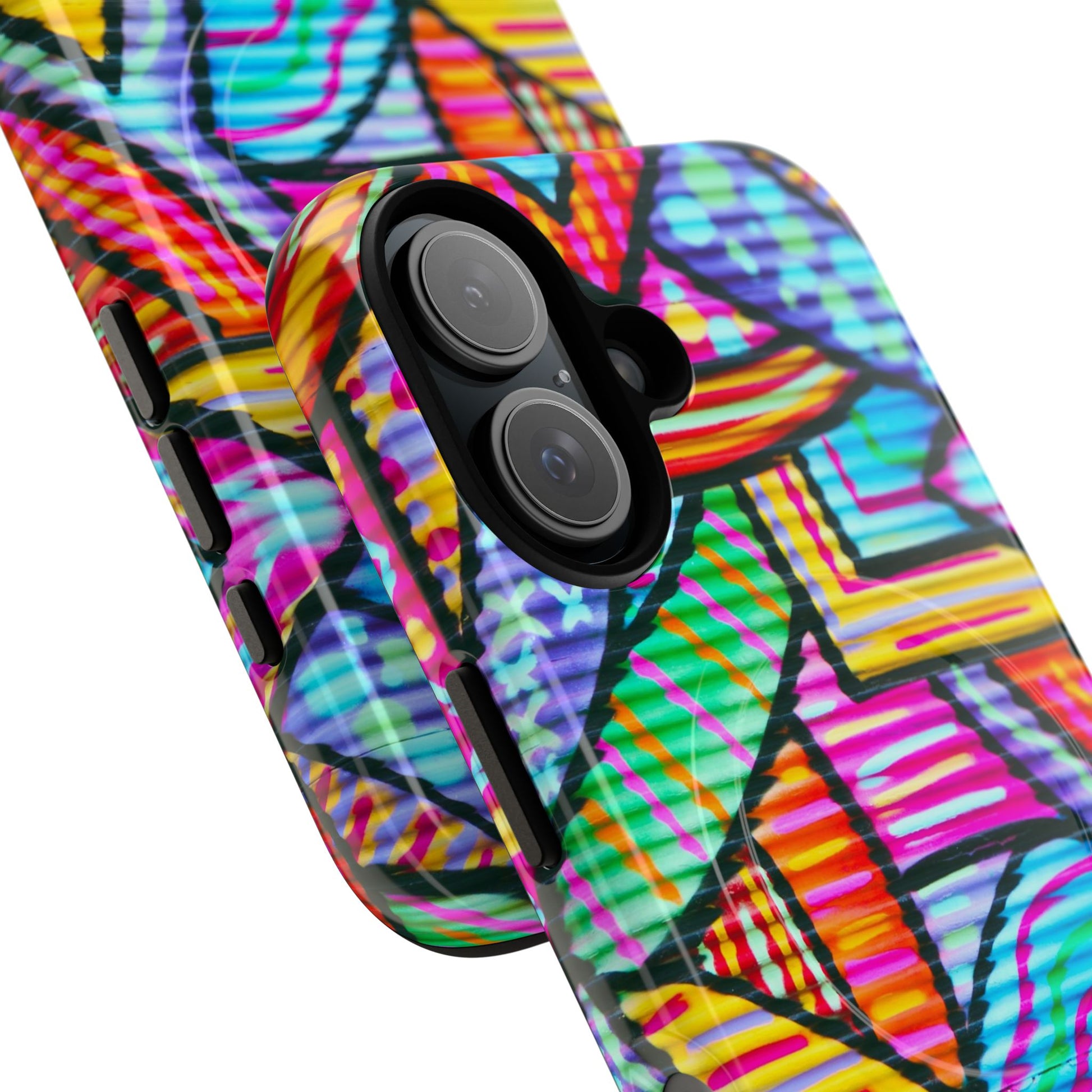 Vibrant Tough Magnetic Phone Case, Colorful Phone Cover, Artistic Mobile Protection, Unique Gift for Tech Lovers, Phone Accessories - FORMO