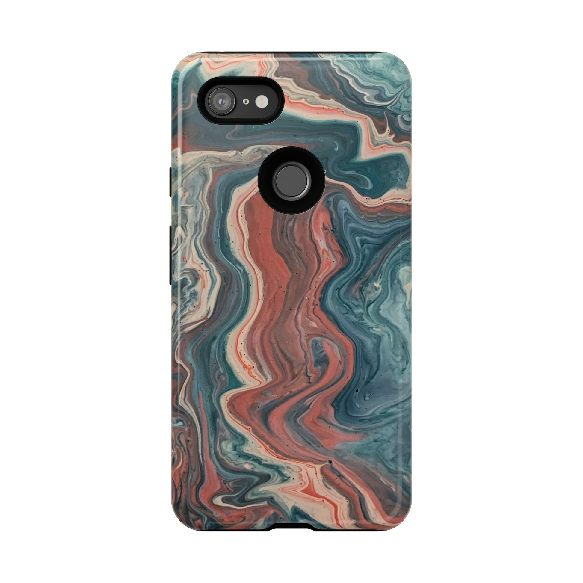 Artistic Phone Case, Tough Cases for Stylish Protection, Marble Design, Trendy Gift for Phone Lovers, Unique Cell Phone Accessory - FORMO