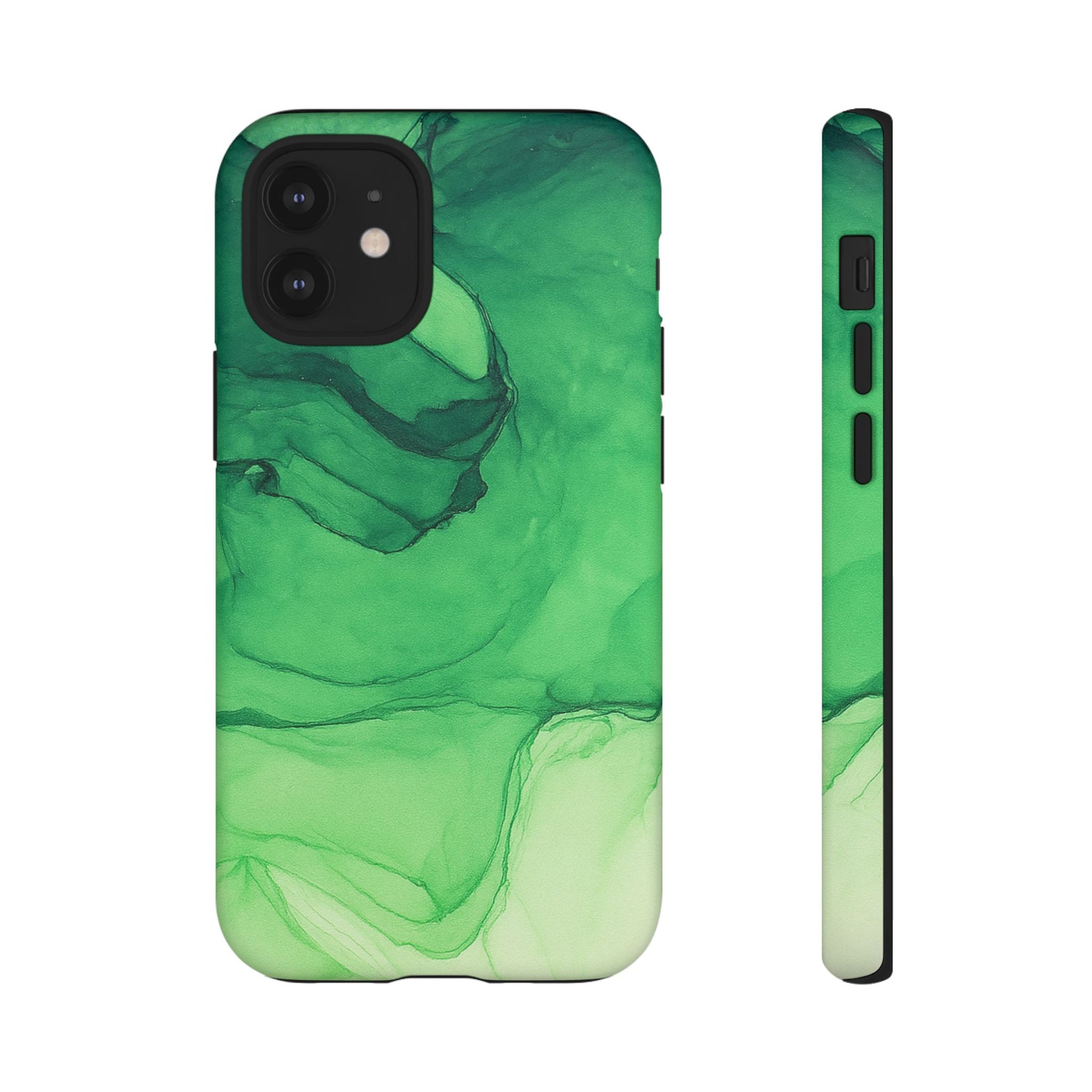 Stylish Phone Case for Nature Lovers, Tough Cases, Green Marble Design, Organic Aesthetic, Unique Gift, Eco-friendly Accessories