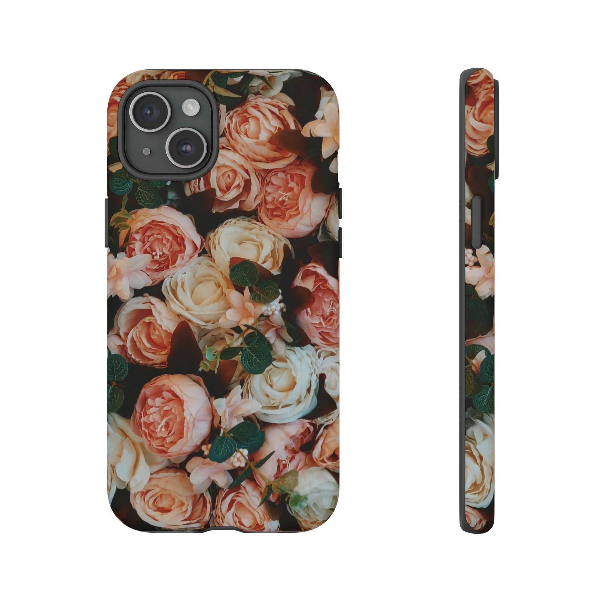Floral Phone Case - Tough Cases, Rose Design, Floral Protection, Gift for Her, Cute Mobile Cover, Eco-Friendly Case - FORMO