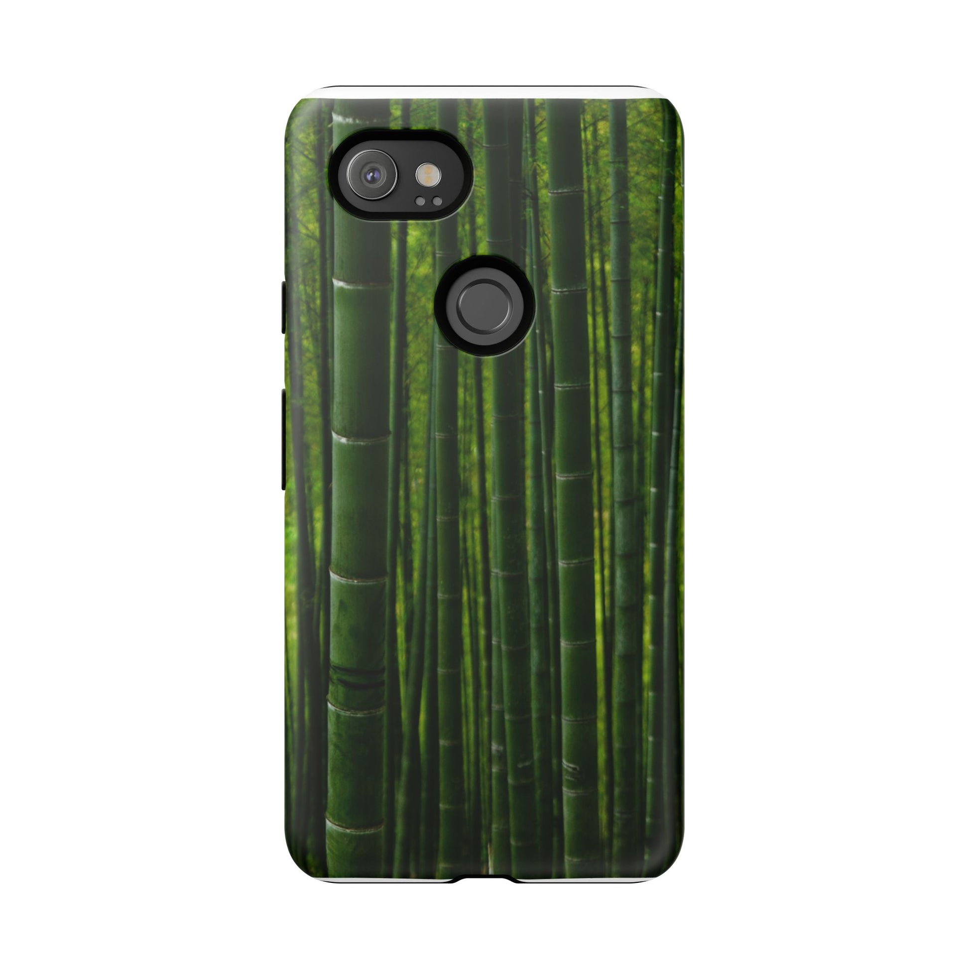 Bamboo Phone Case - Tough Cases, Nature Lover Gift, Eco-Friendly Phone Accessory, Greenery Design, Unique Smartphone Cover - FORMO