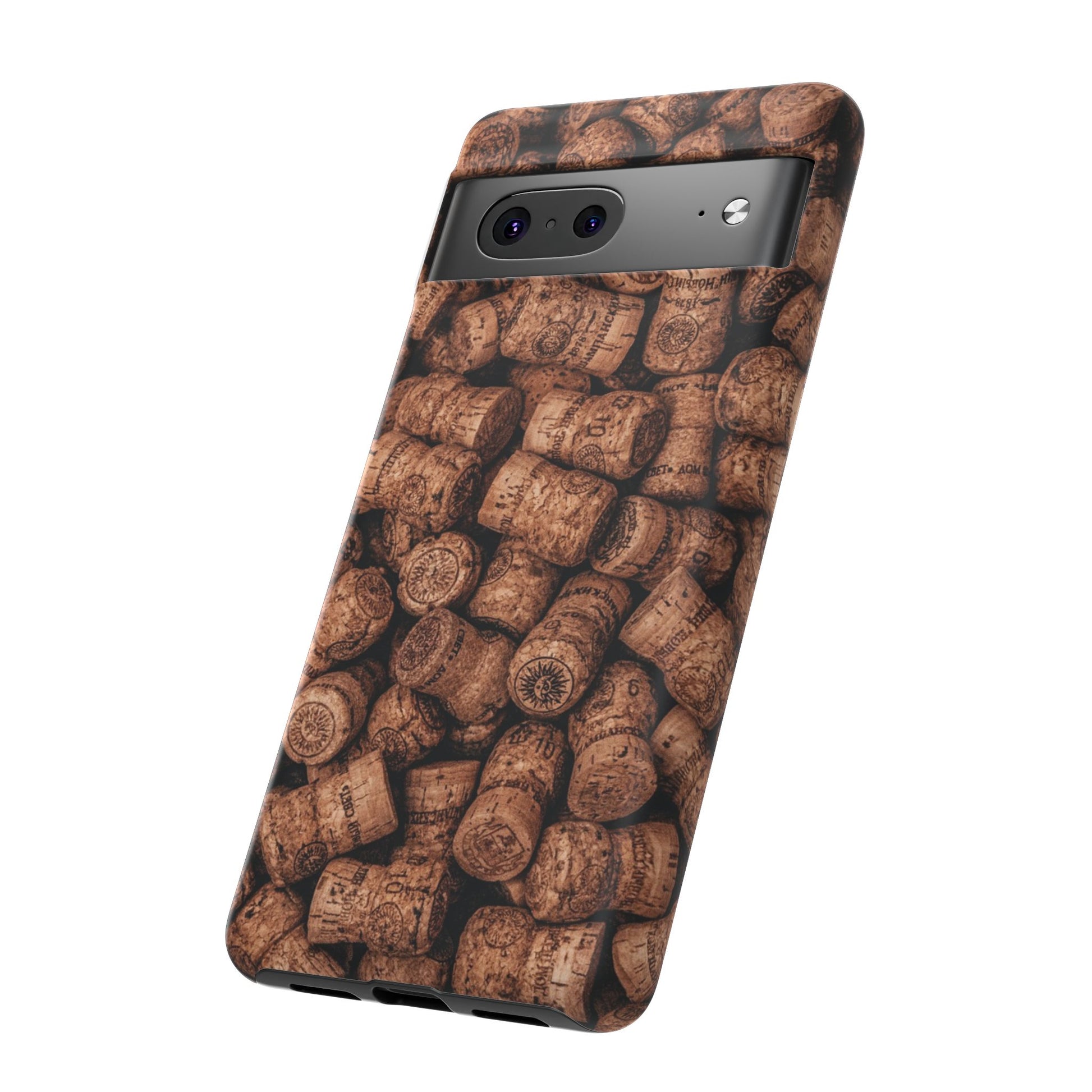 Cork Pattern Phone Case - Eco-Friendly, Vintage Style, Rustic Gifts for Wine Lovers, Housewarming, Birthday, Unique Gift - FORMO