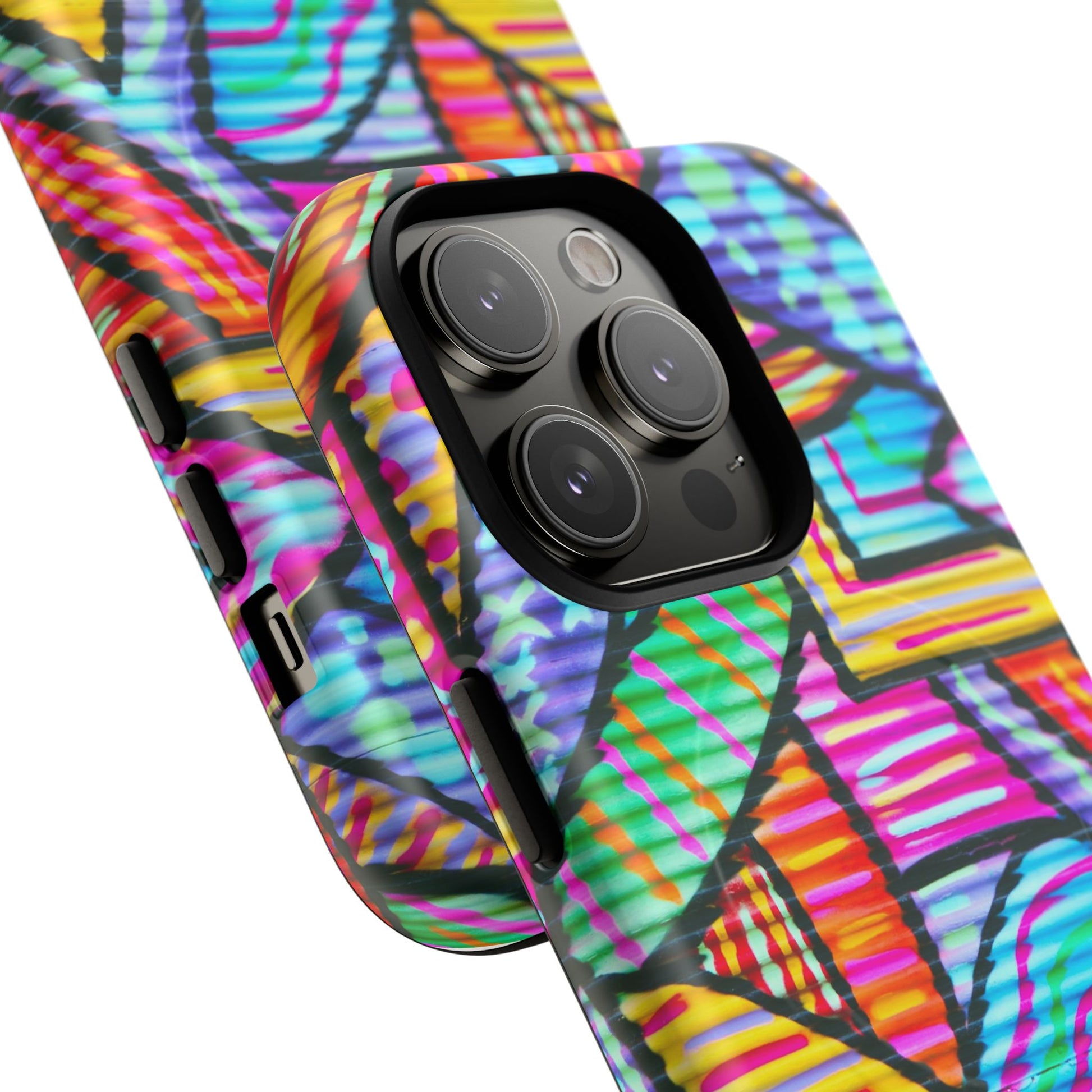 Vibrant Tough Magnetic Phone Case, Colorful Phone Cover, Artistic Mobile Protection, Unique Gift for Tech Lovers, Phone Accessories - FORMO