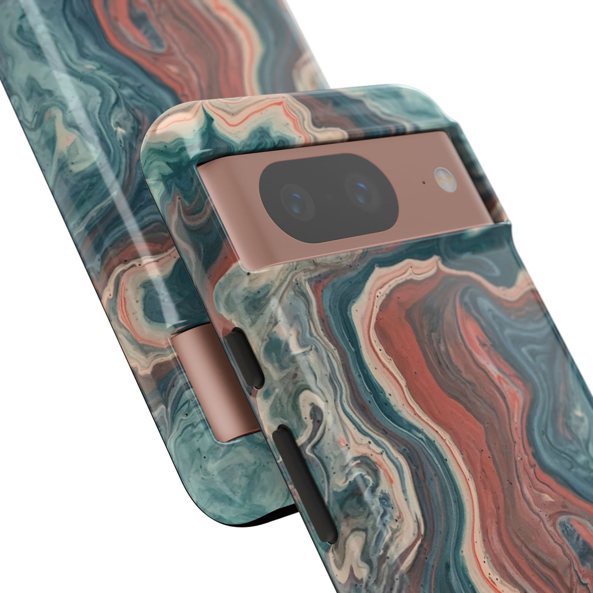 Artistic Phone Case, Tough Cases for Stylish Protection, Marble Design, Trendy Gift for Phone Lovers, Unique Cell Phone Accessory - FORMO