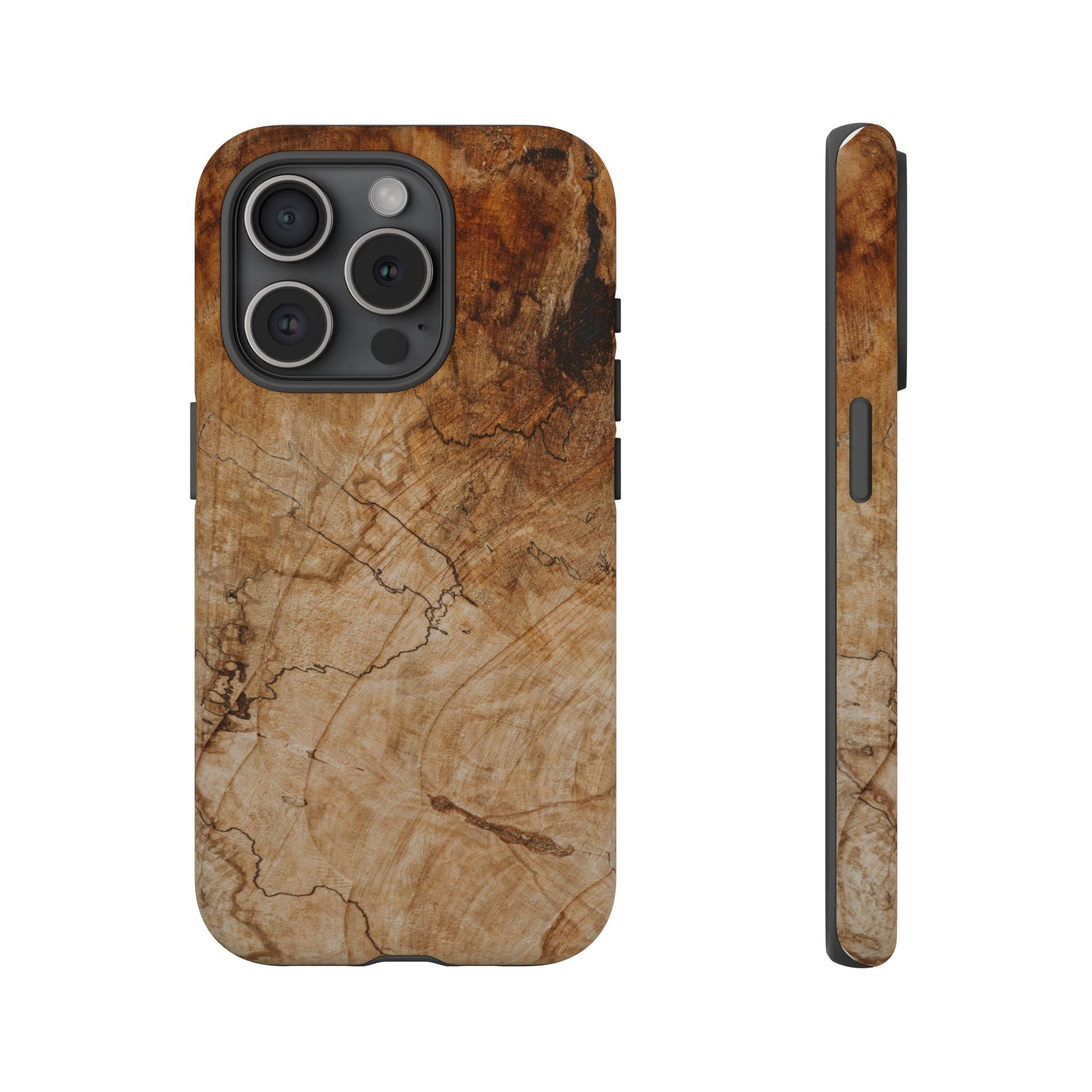 Woodland-Inspired Phone Case | Tough Cases, Natural Wood Grain Cover, Rustic Tech Accessory, Nature Lover Gift, Eco-Friendly - FORMO