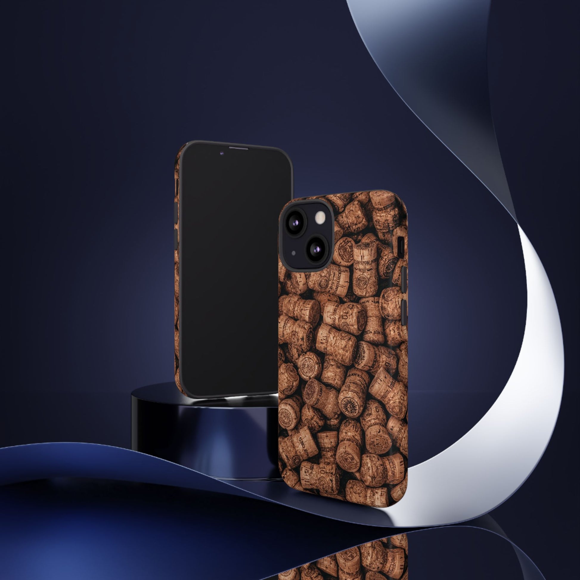 Cork Pattern Phone Case - Eco-Friendly, Vintage Style, Rustic Gifts for Wine Lovers, Housewarming, Birthday, Unique Gift - FORMO