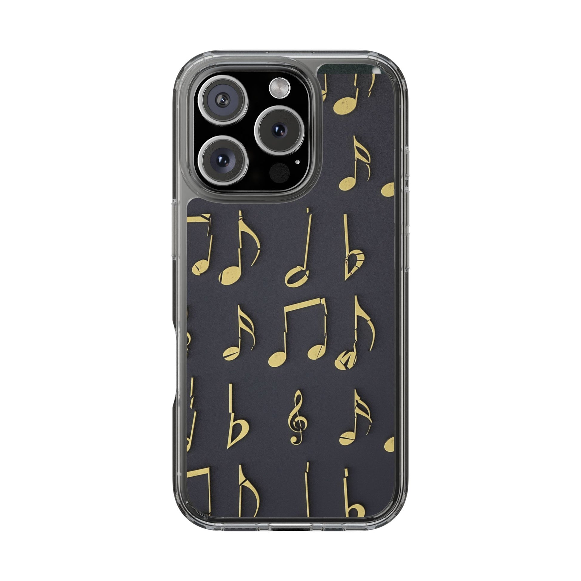 Music-Themed Phone Case - Clear Cases, Gift for Musicians, Guitarist Accessories, Trendy Phone Cover, Music Lover Gift