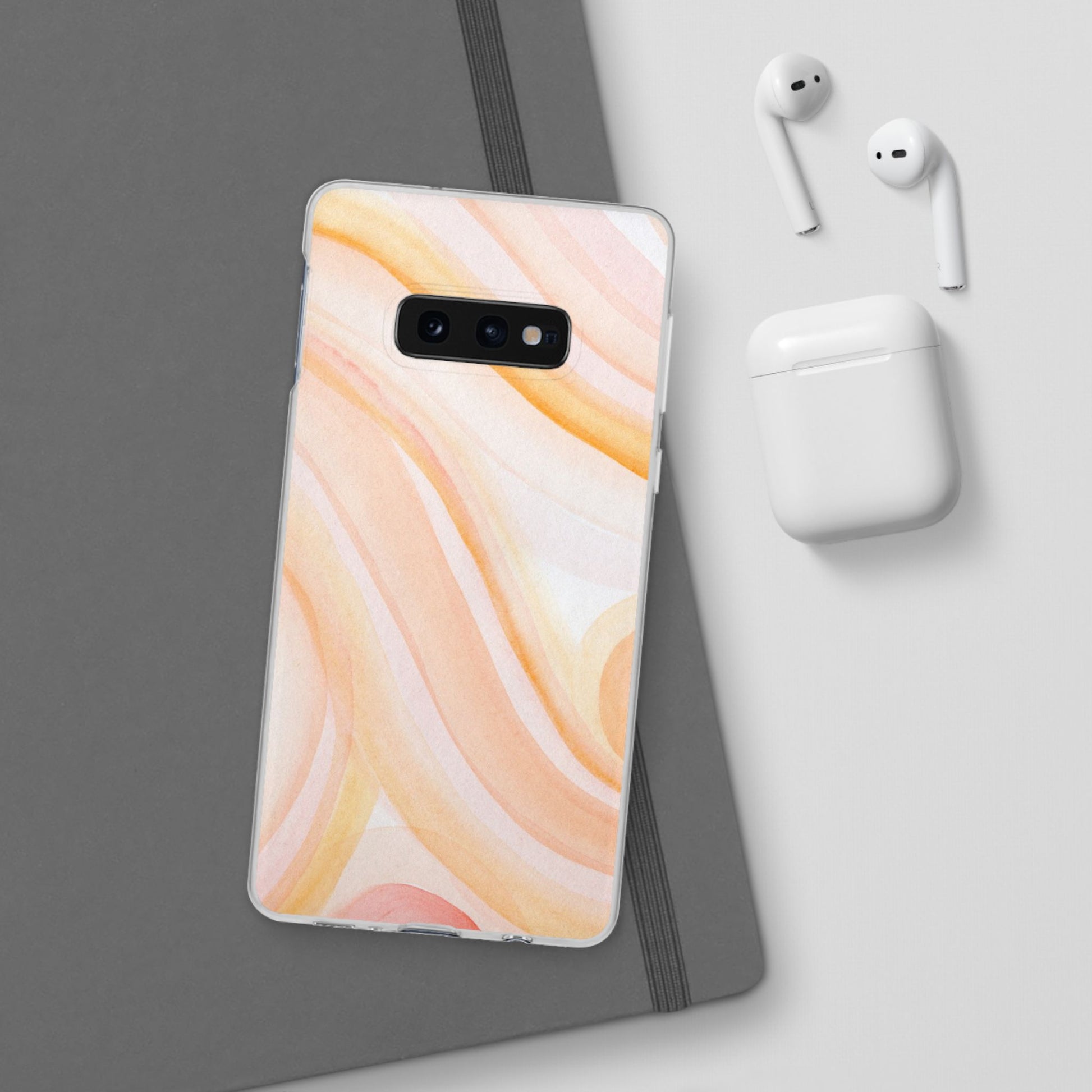 Aesthetic Phone Case, Soft Pastel Flexible Cover, Trendy Mobile Accessories, Gift for Her, Cute Phone Protection - FORMO