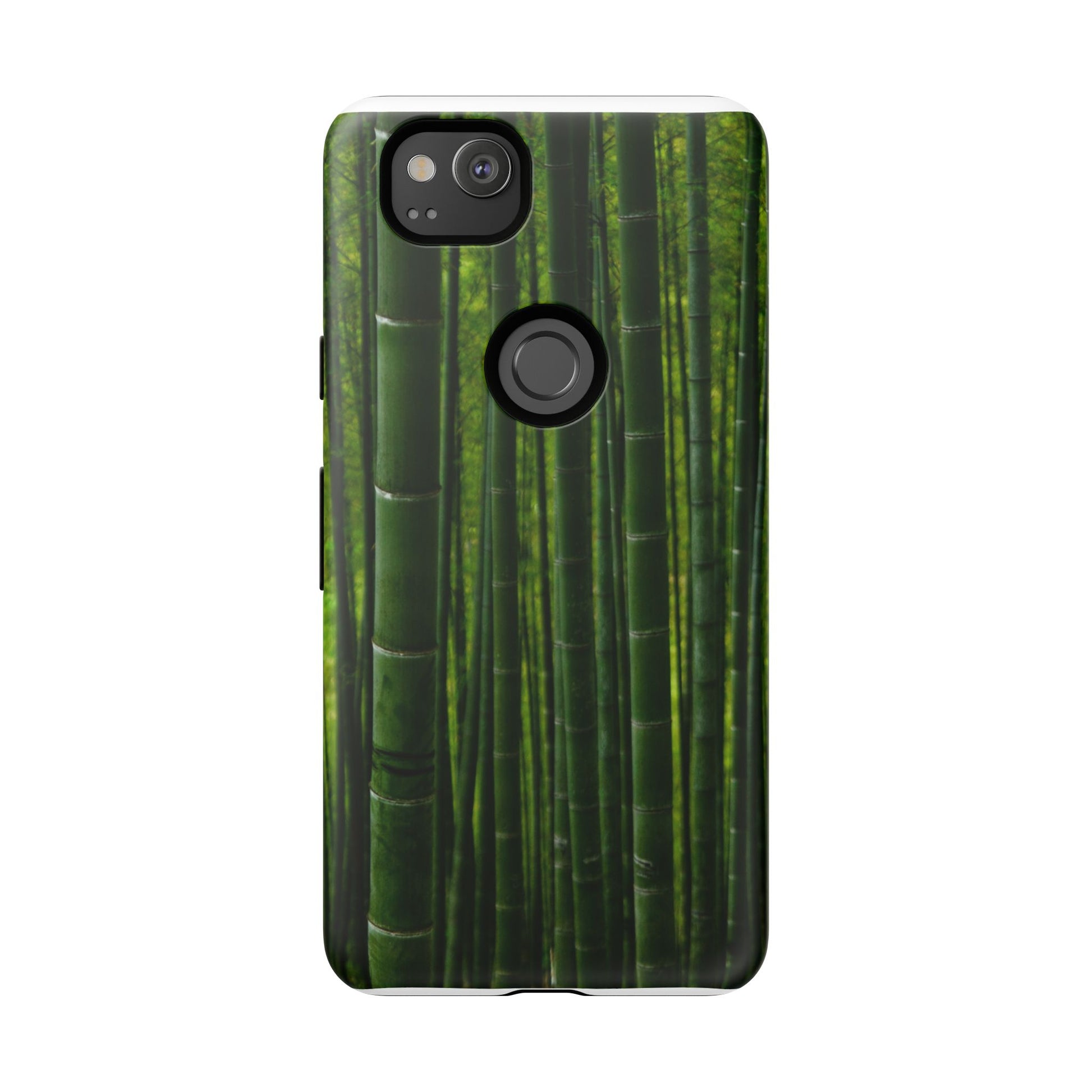 Bamboo Phone Case - Tough Cases, Nature Lover Gift, Eco-Friendly Phone Accessory, Greenery Design, Unique Smartphone Cover - FORMO