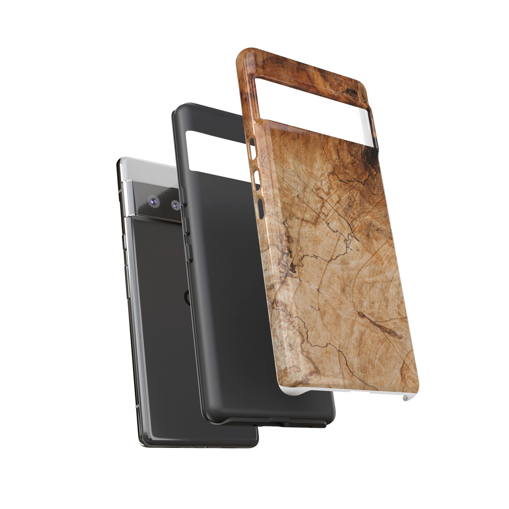Woodland-Inspired Phone Case | Tough Cases, Natural Wood Grain Cover, Rustic Tech Accessory, Nature Lover Gift, Eco-Friendly - FORMO