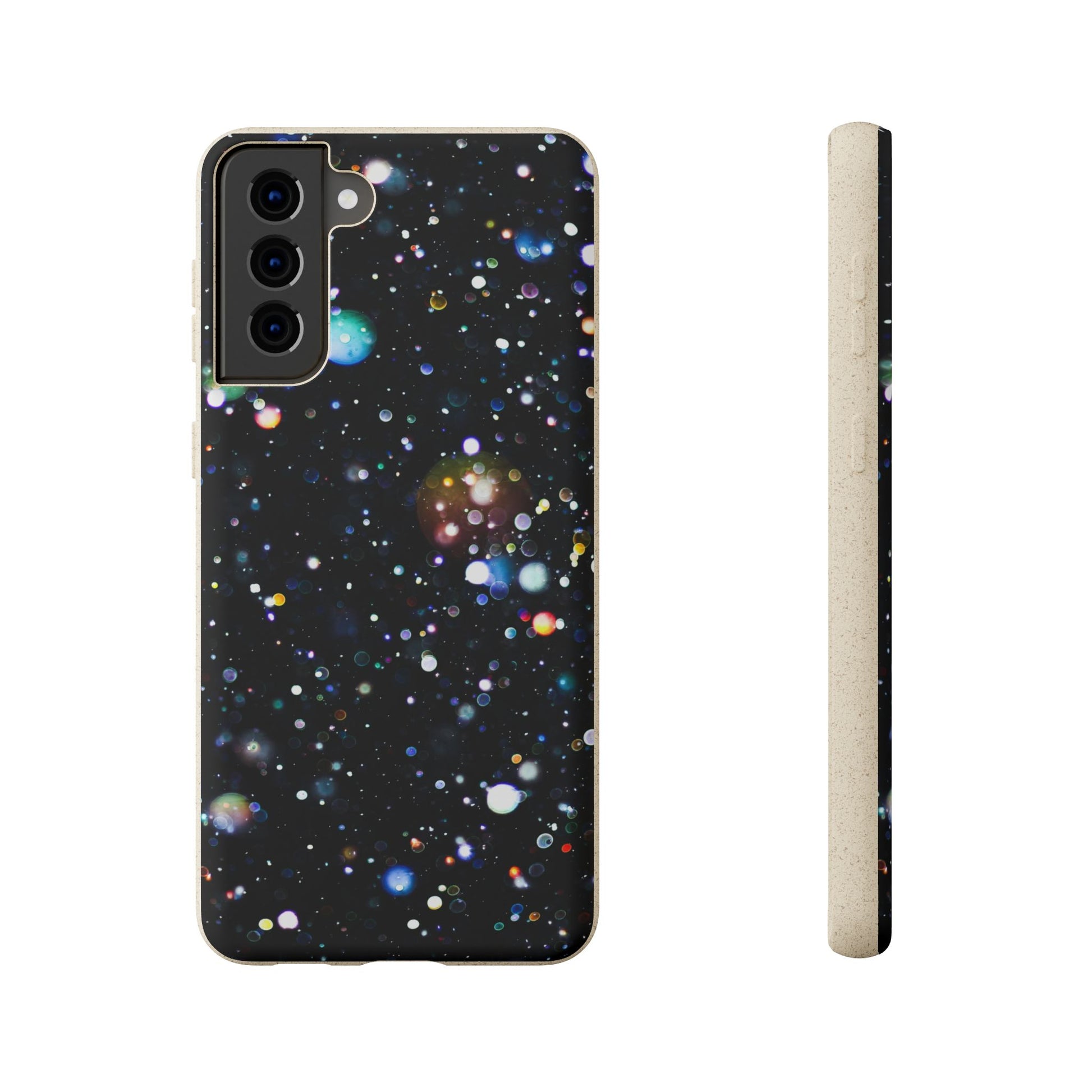 Eco-Friendly Phone Cases, Galaxy Print Biodegradable Cases, Sustainable Phone Accessories, Green Gifts for Her, Space Lover Gift - FORMO