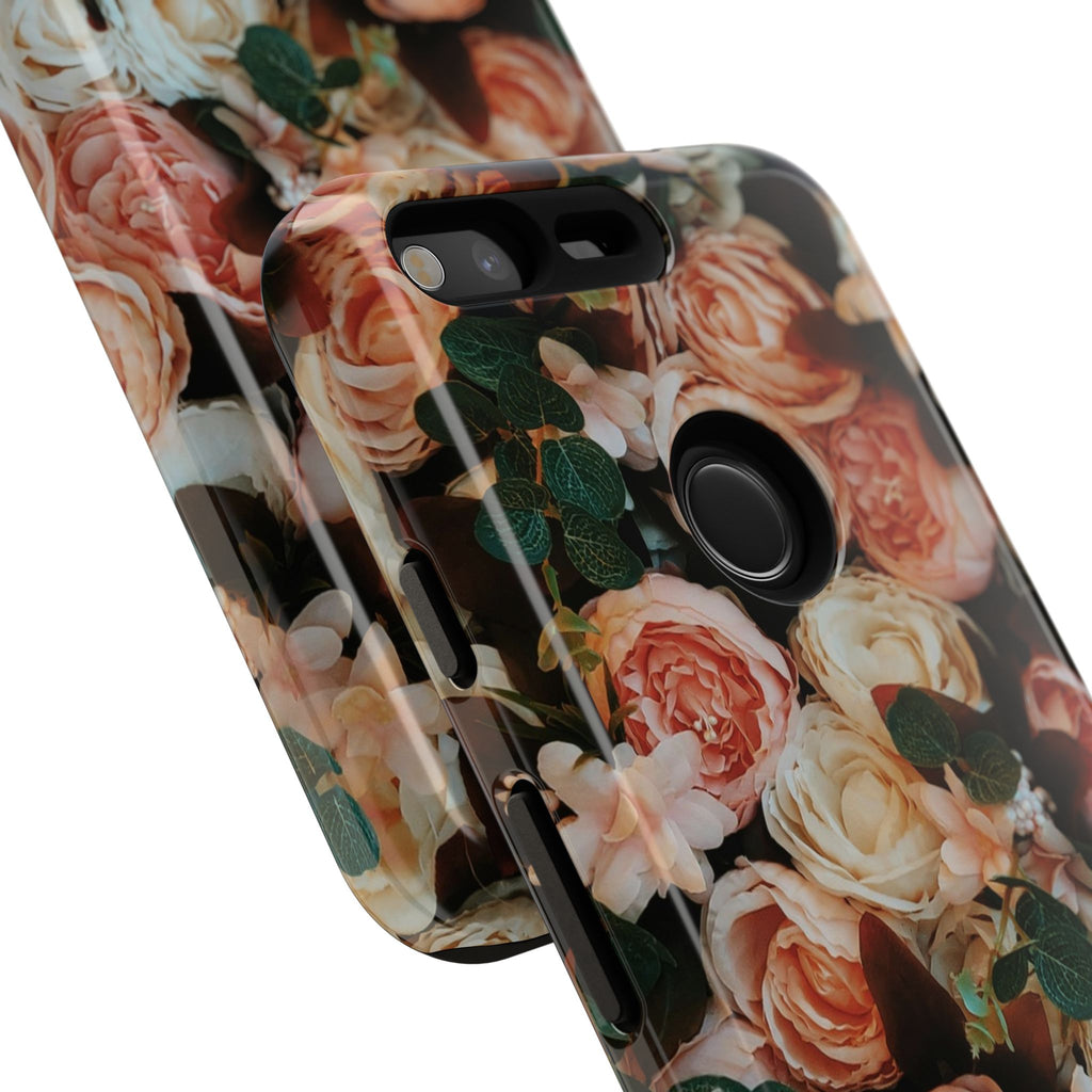 Floral Phone Case - Tough Cases, Rose Design, Floral Protection, Gift for Her, Cute Mobile Cover, Eco-Friendly Case - FORMO