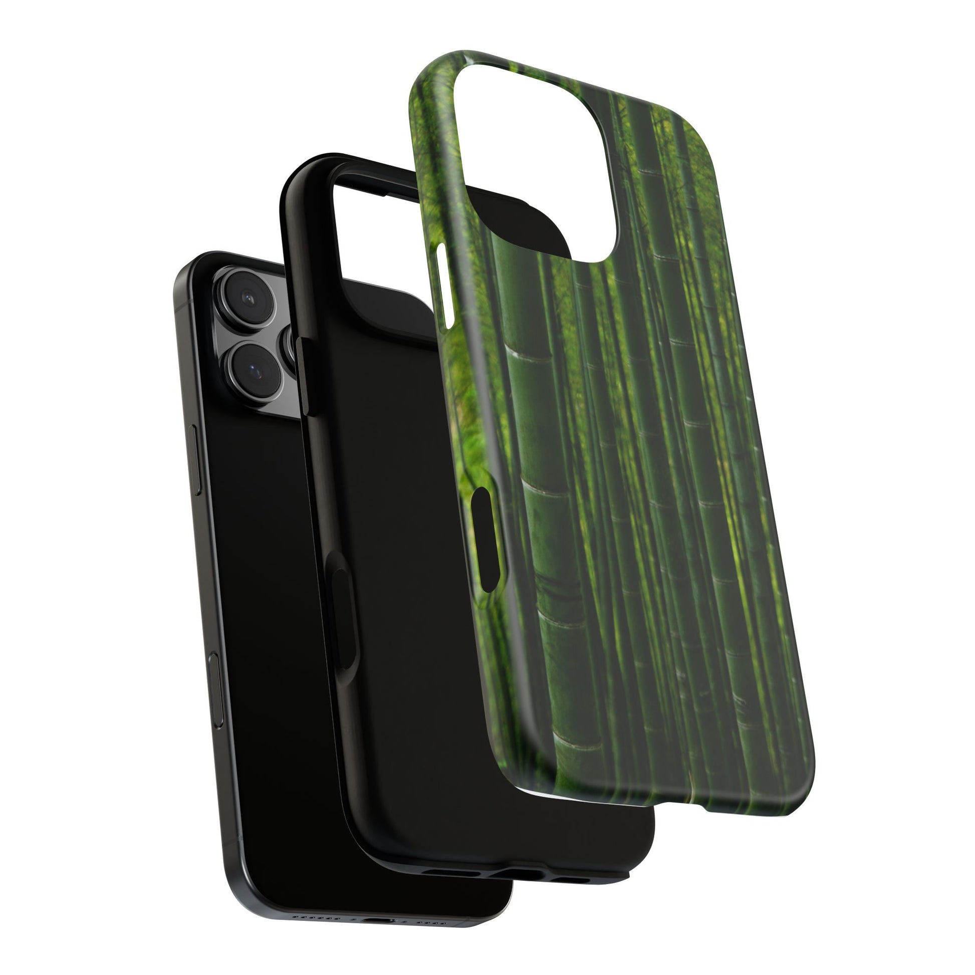 Bamboo Phone Case - Tough Cases, Nature Lover Gift, Eco-Friendly Phone Accessory, Greenery Design, Unique Smartphone Cover - FORMO