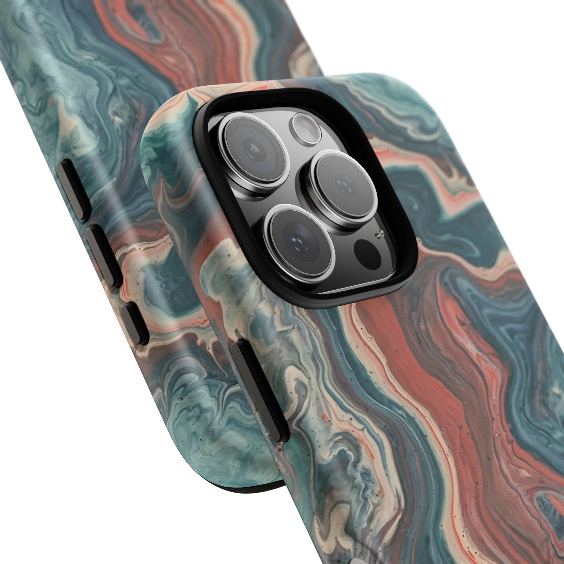 Artistic Phone Case, Tough Cases for Stylish Protection, Marble Design, Trendy Gift for Phone Lovers, Unique Cell Phone Accessory - FORMO