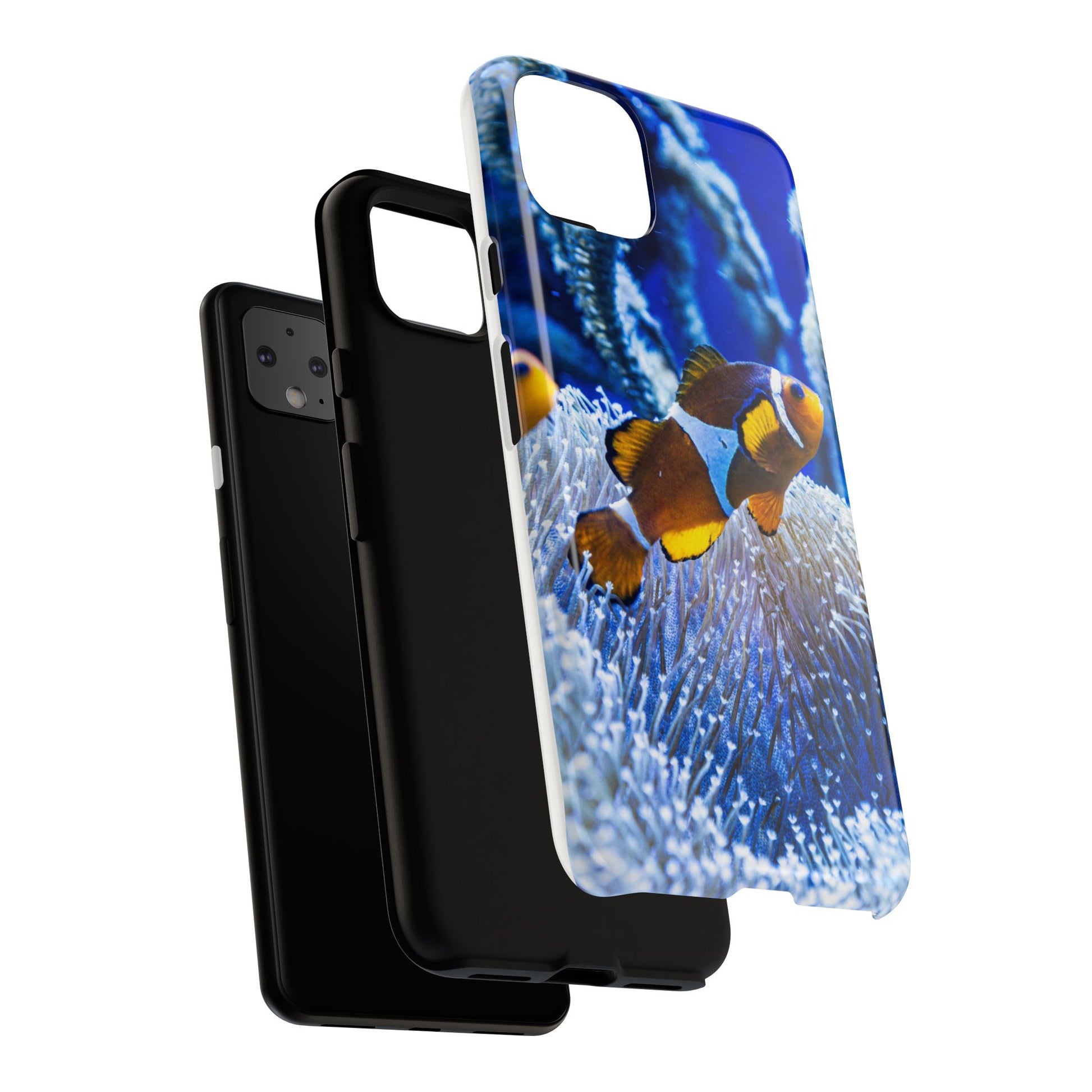 Colorful Marine Life Phone Case, Fish Case, Ocean Lover Gift, Underwater Art, Unique Phone Cover, Tough Phone Protector - FORMO