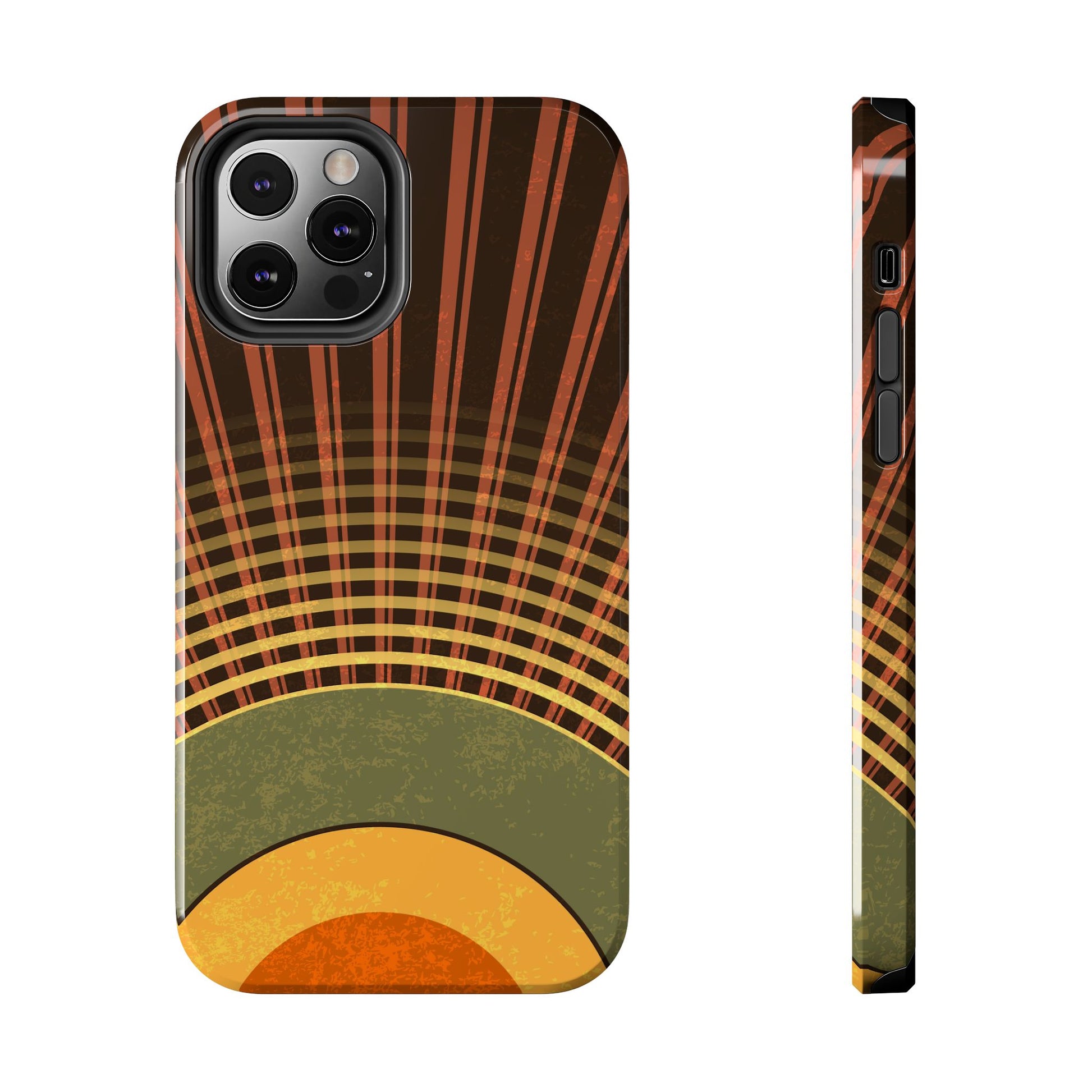 Retro Sunrise Tough Phone Case (iPhone & Samsung Compatible) - FORMO