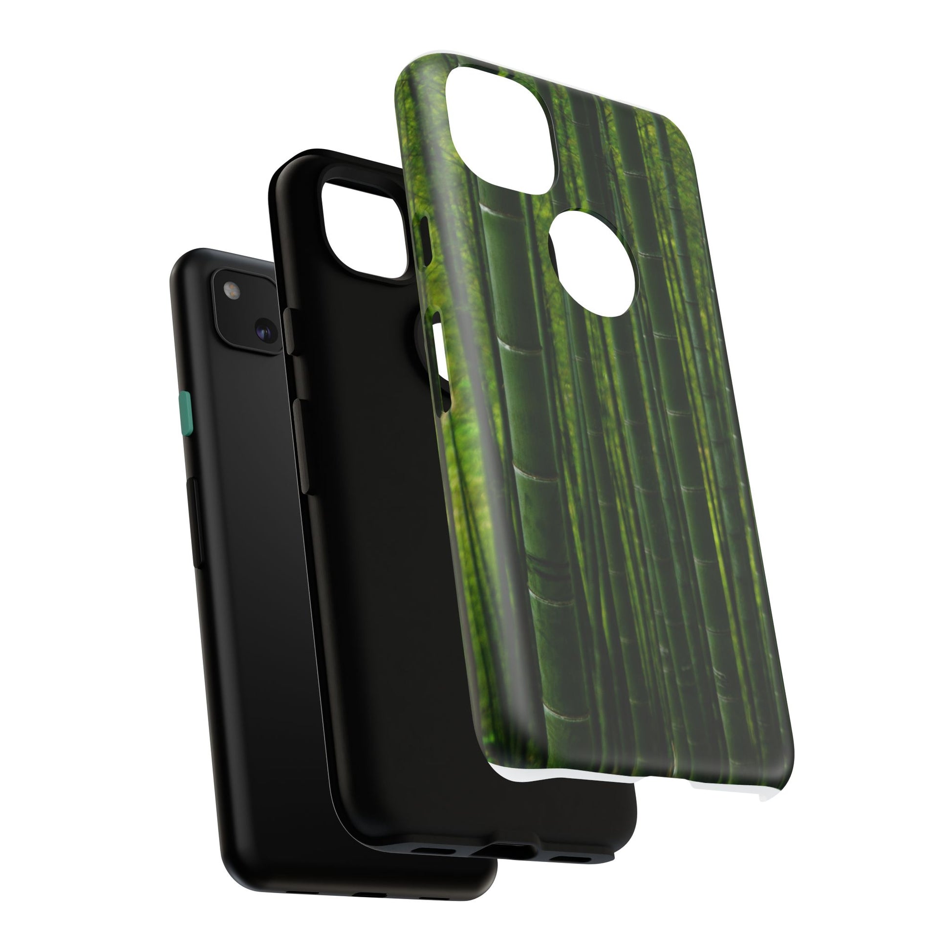 Bamboo Phone Case - Tough Cases, Nature Lover Gift, Eco-Friendly Phone Accessory, Greenery Design, Unique Smartphone Cover - FORMO