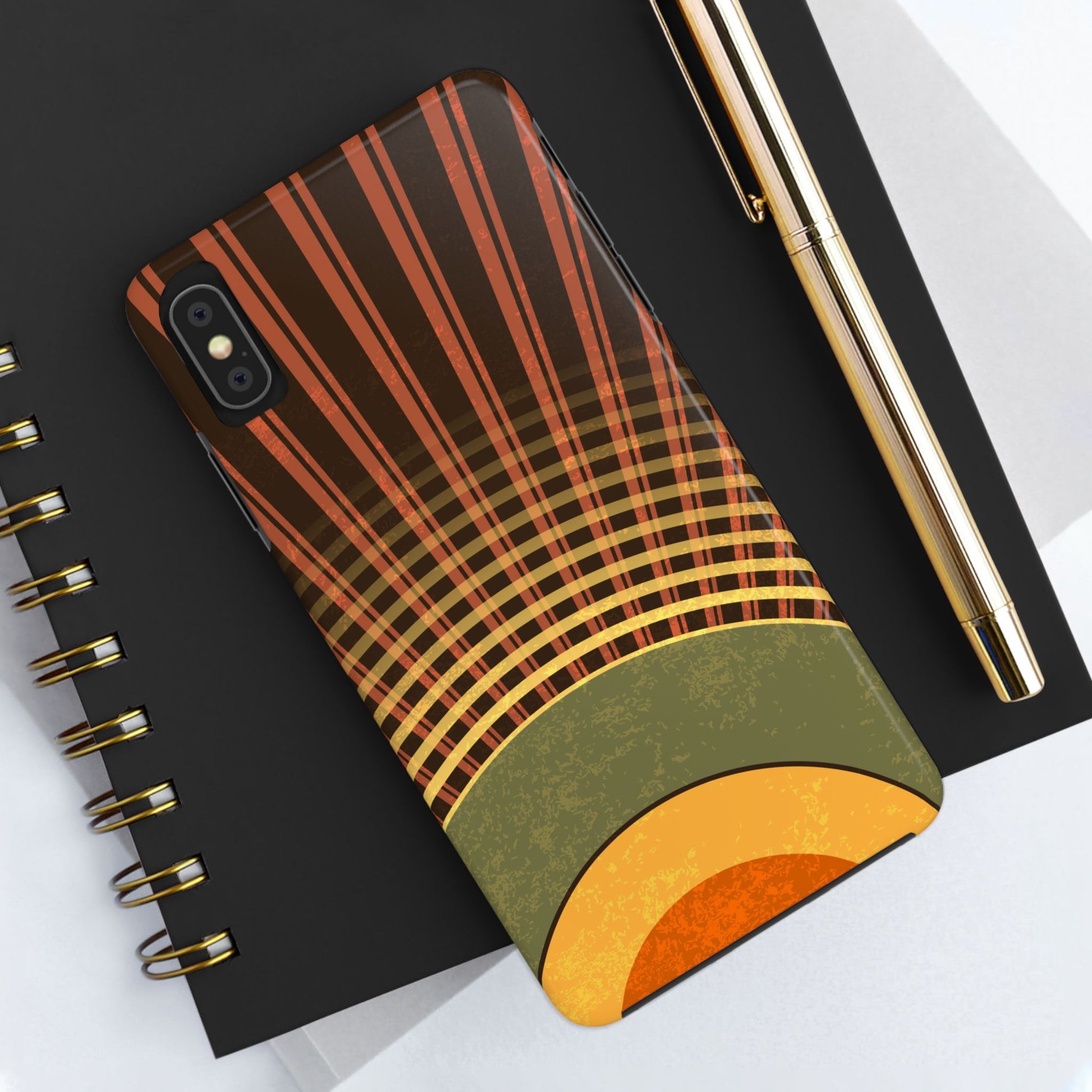 Retro Sunrise Tough Phone Case (iPhone & Samsung Compatible) - FORMO