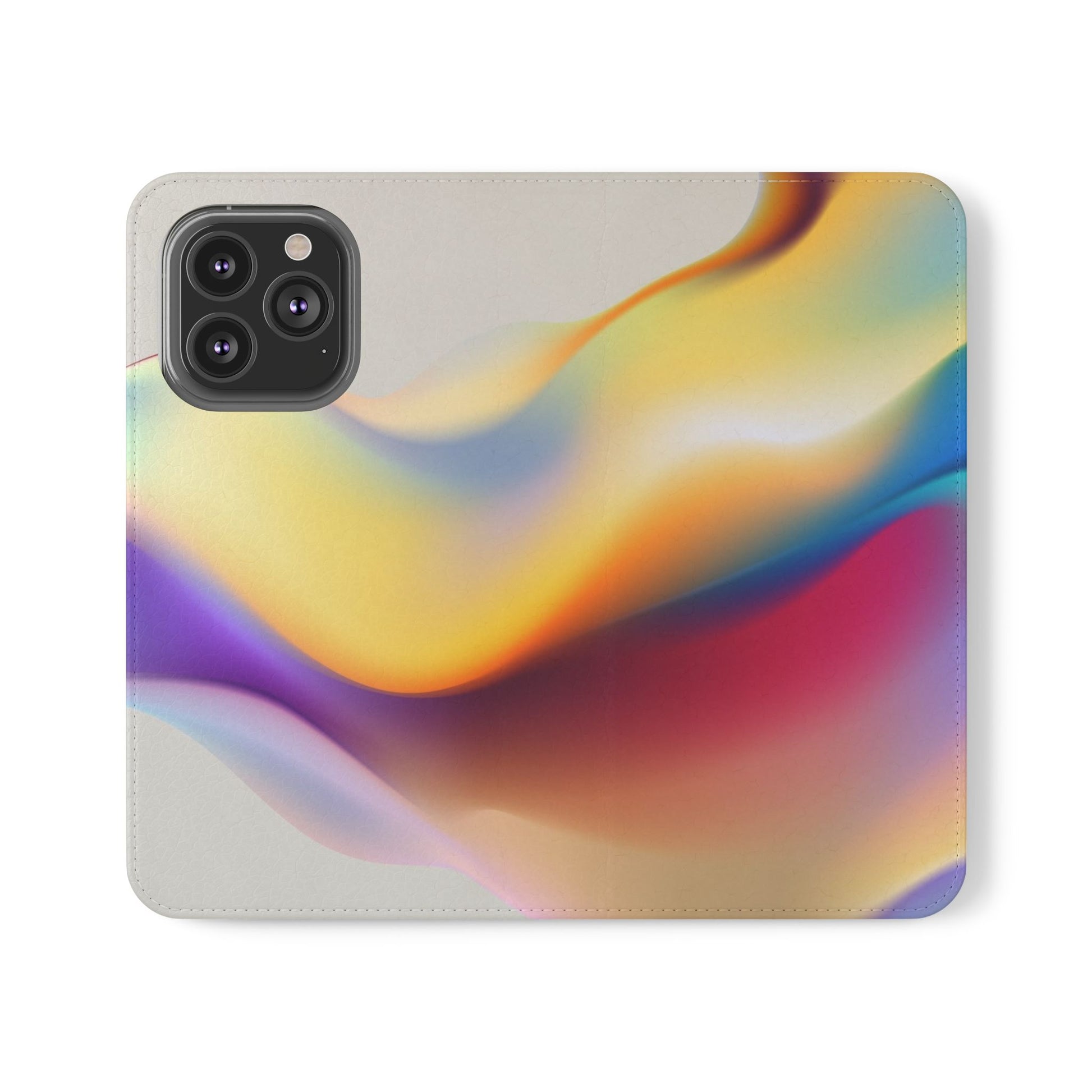 Abstract Gradient Wave Phone Wallet Case (iPhone & Samsung Compatible) - FORMO