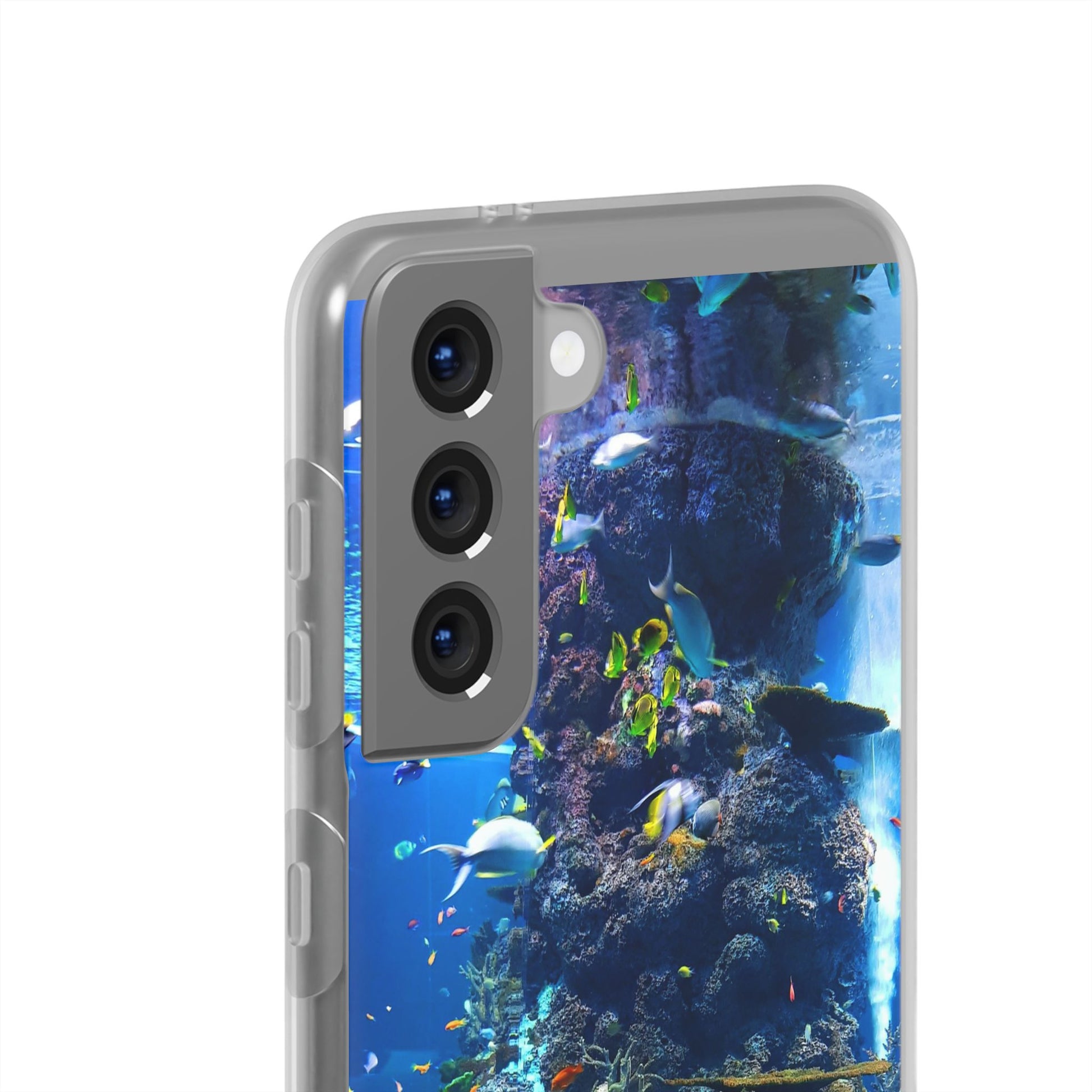Underwater Paradise Phone Case, Flexible Mobile Cover, Ocean Lover Gift, Marine Life, Beach Decor, Sea Life Accessories - FORMO