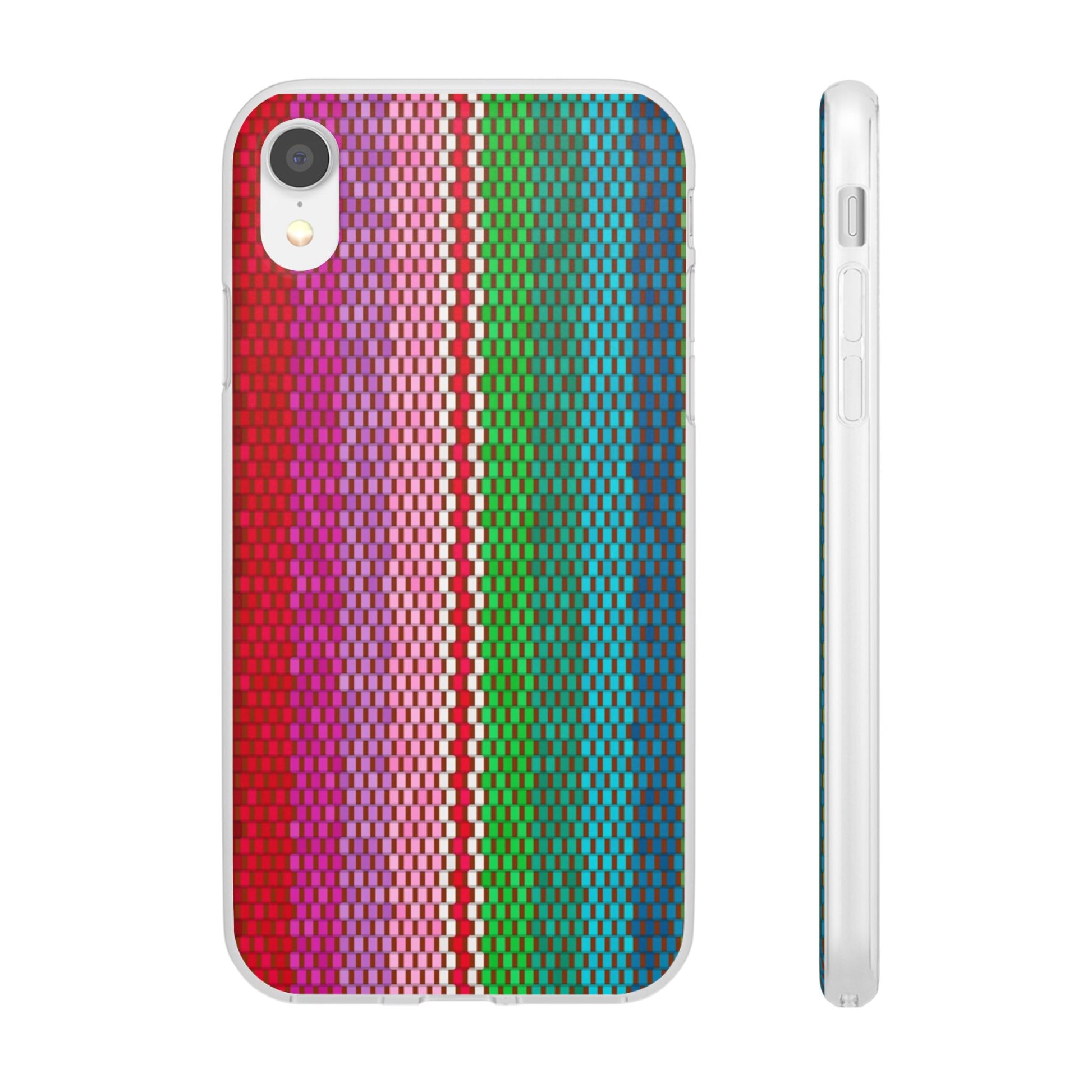 Colorful Striped Flexi Phone Case (iPhone & Samsung Compatible) - FORMO