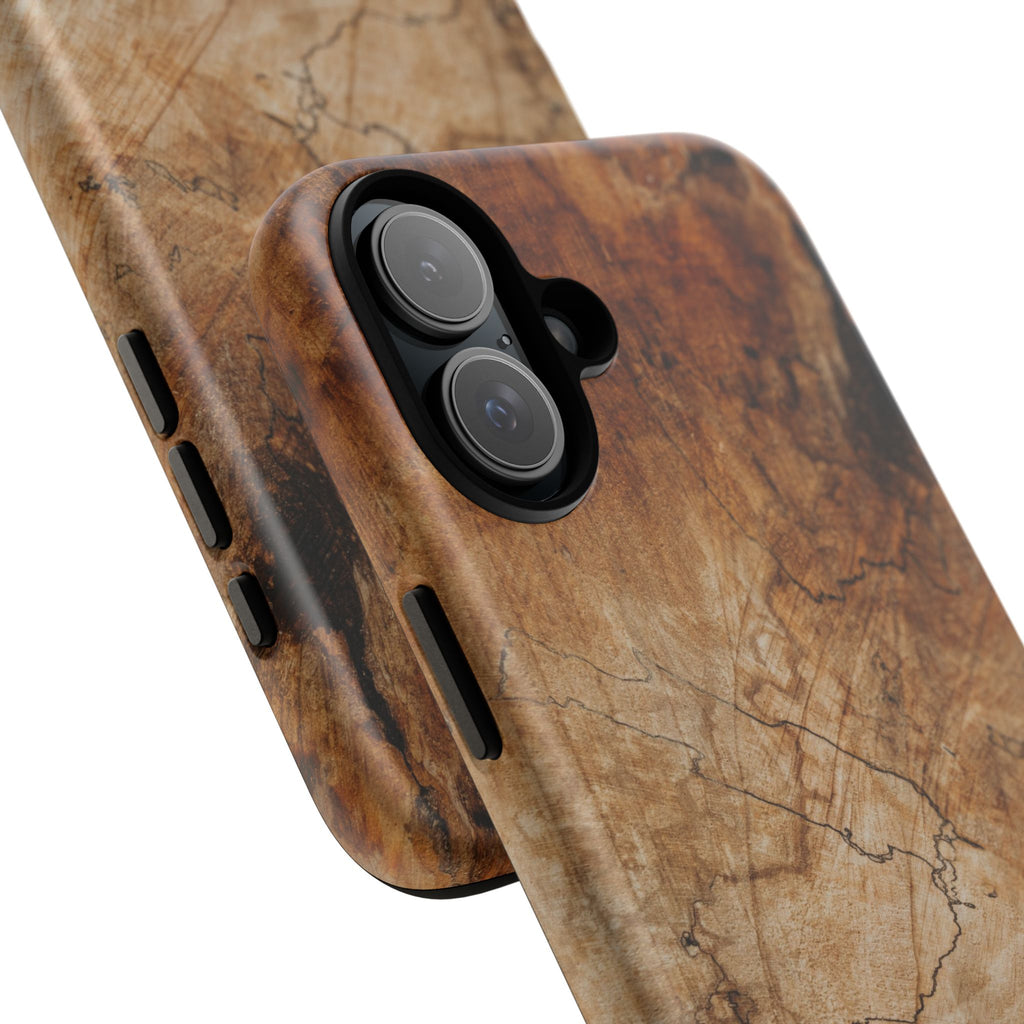 Woodland-Inspired Phone Case | Tough Cases, Natural Wood Grain Cover, Rustic Tech Accessory, Nature Lover Gift, Eco-Friendly - FORMO