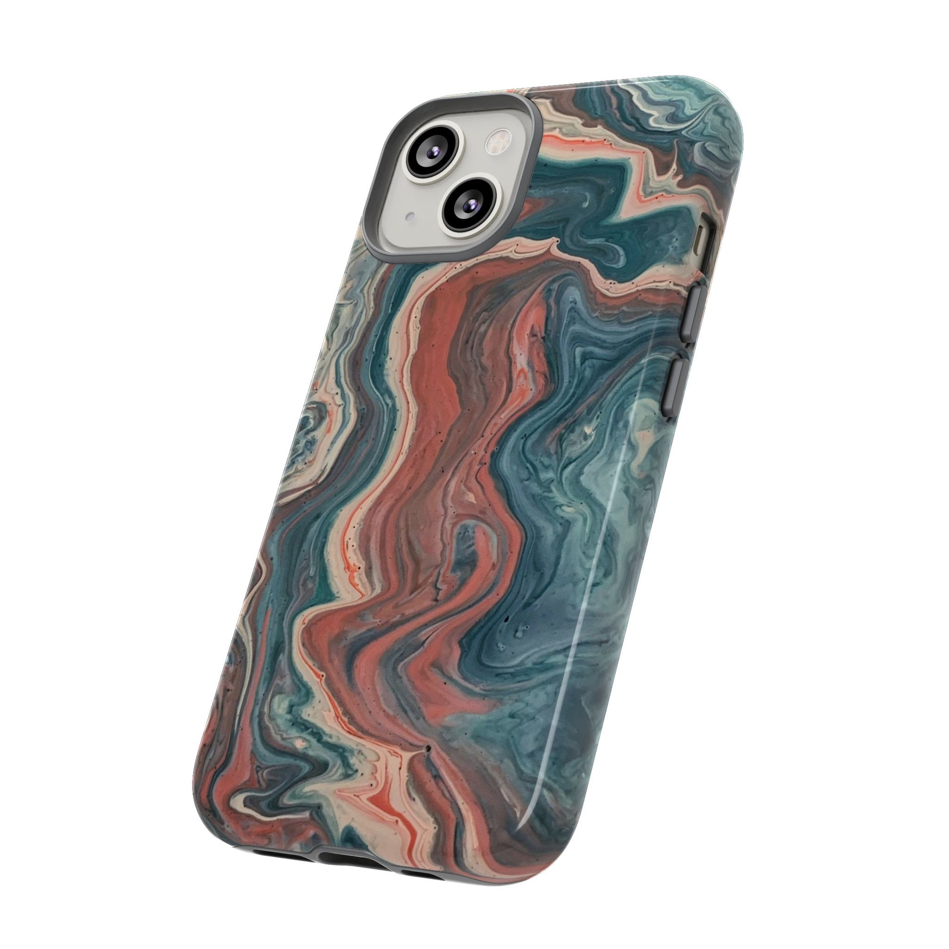 Artistic Phone Case, Tough Cases for Stylish Protection, Marble Design, Trendy Gift for Phone Lovers, Unique Cell Phone Accessory - FORMO