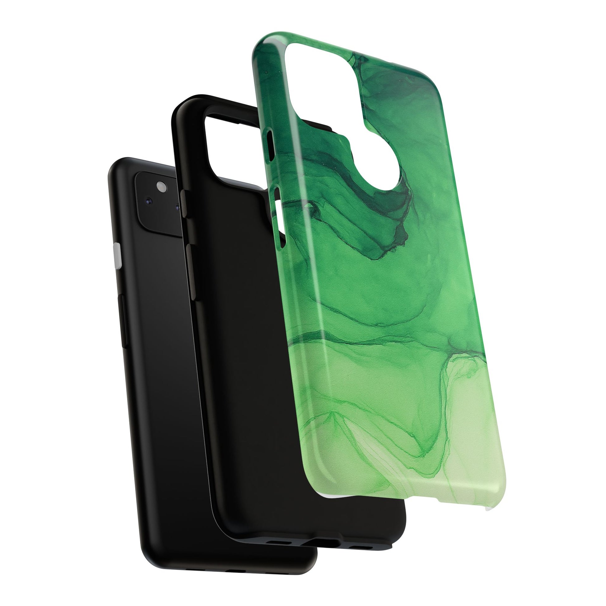 Stylish Phone Case for Nature Lovers, Tough Cases, Green Marble Design, Organic Aesthetic, Unique Gift, Eco-friendly Accessories