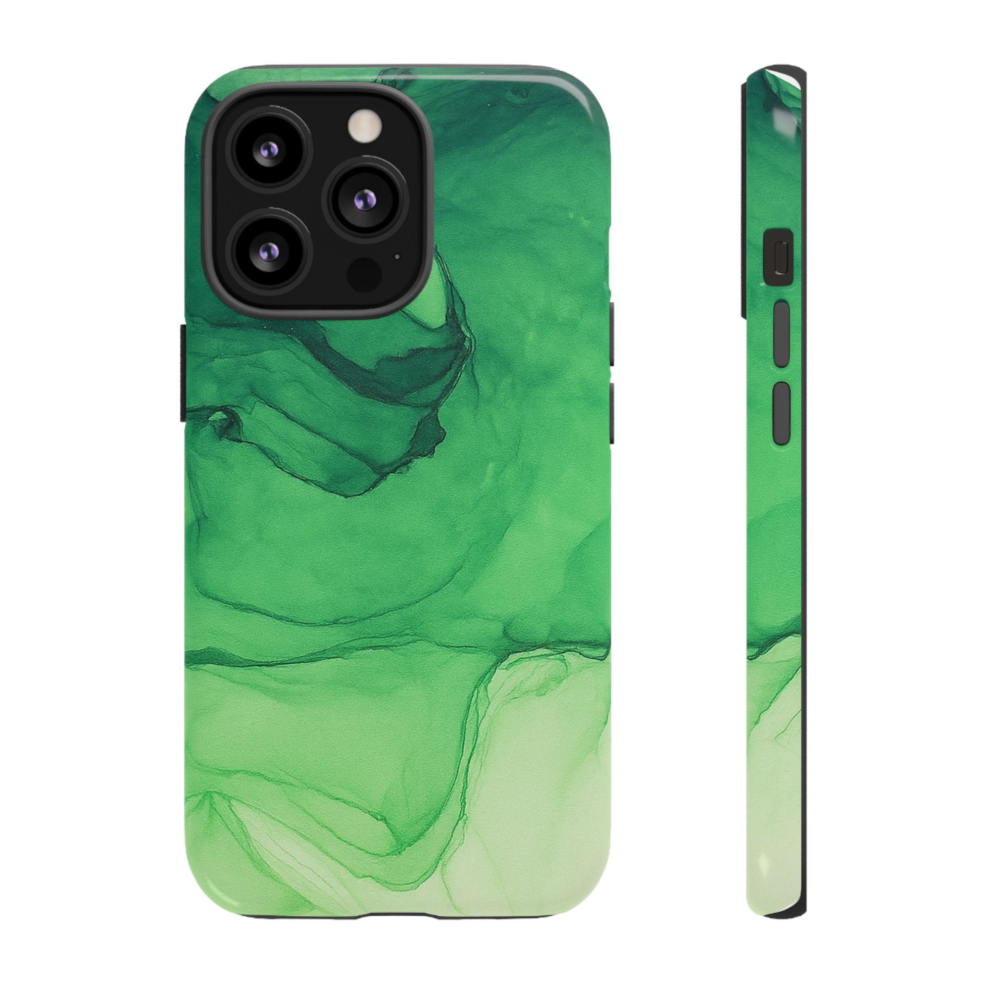Stylish Phone Case for Nature Lovers, Tough Cases, Green Marble Design, Organic Aesthetic, Unique Gift, Eco-friendly Accessories
