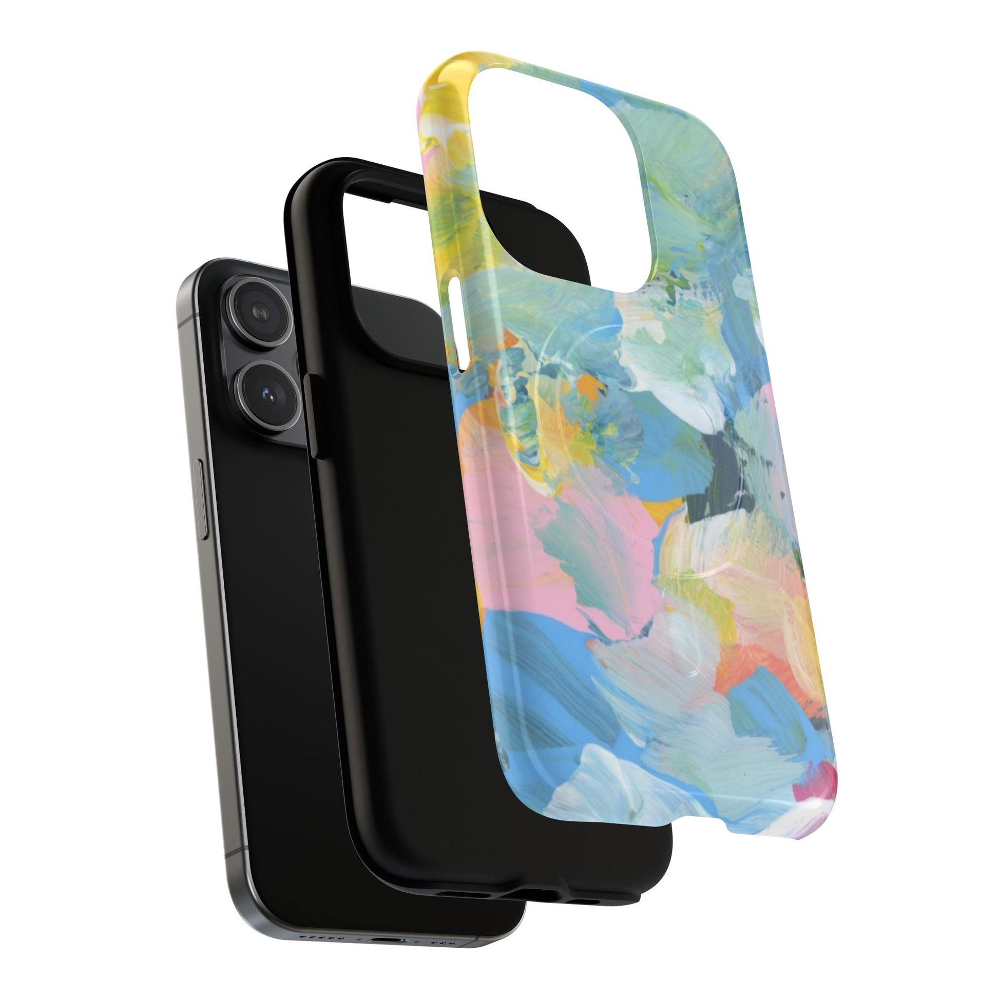 Colorful Tough Magnetic Phone Case, Vibrant Phone Protection, Unique Gift for Her, Modern Design, Holiday Gift Idea - FORMO