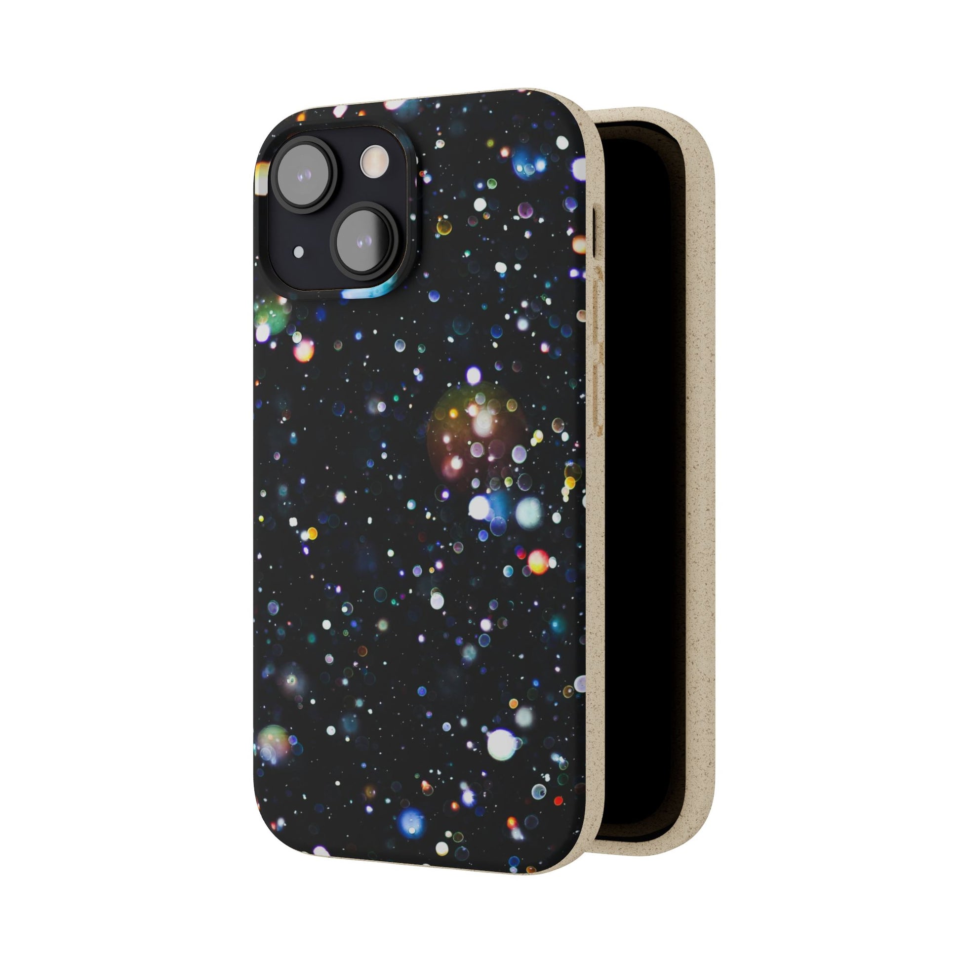 Eco-Friendly Phone Cases, Galaxy Print Biodegradable Cases, Sustainable Phone Accessories, Green Gifts for Her, Space Lover Gift - FORMO