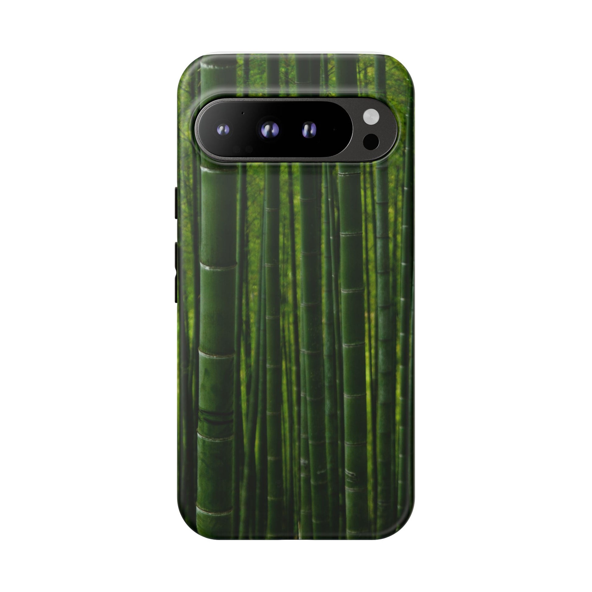Bamboo Phone Case - Tough Cases, Nature Lover Gift, Eco-Friendly Phone Accessory, Greenery Design, Unique Smartphone Cover - FORMO