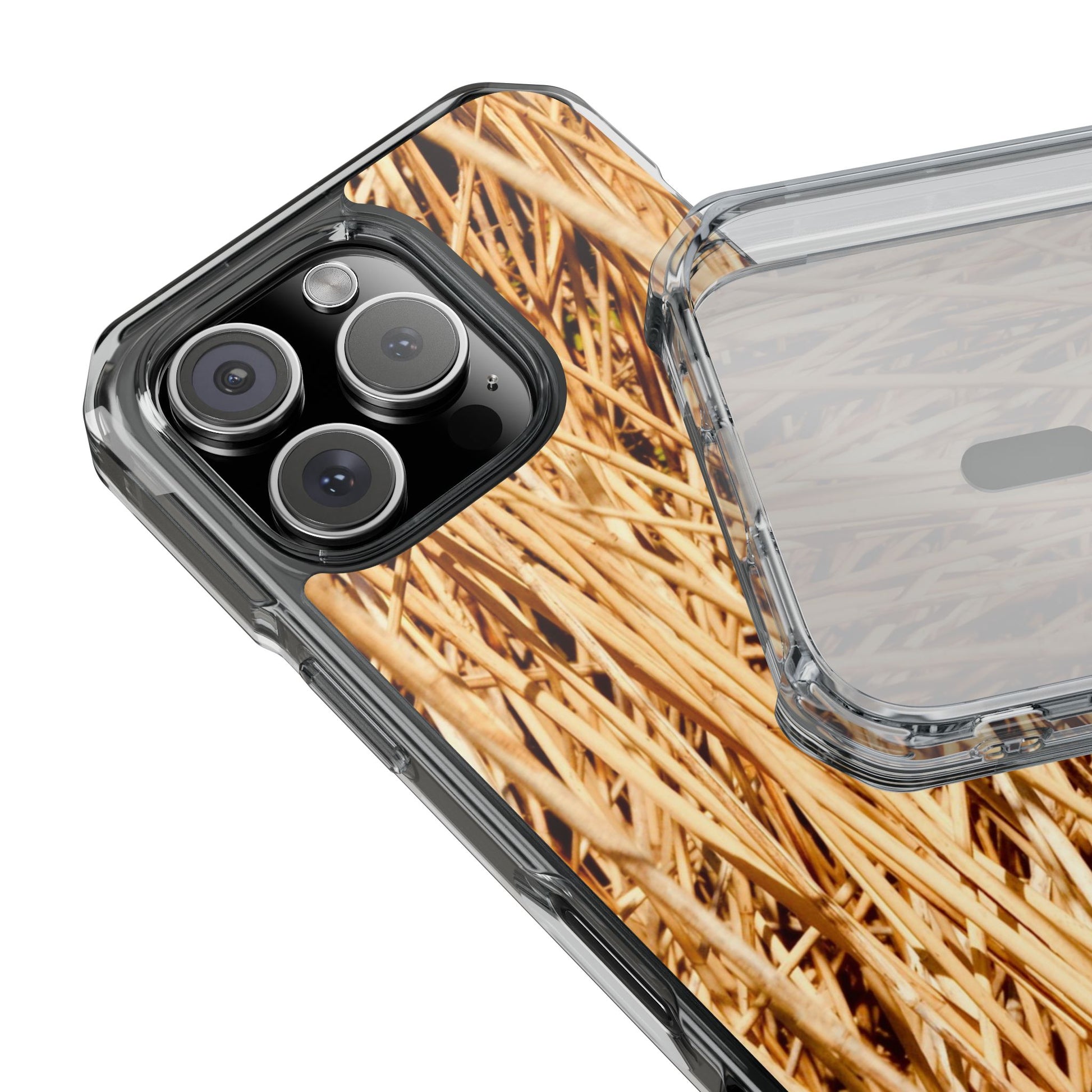 Magnetic Clear Impact Phone Cases for Nature Lovers, Durable Phone Cover, Unique Gift, Eco-Friendly Case, Seasonal Style - FORMO